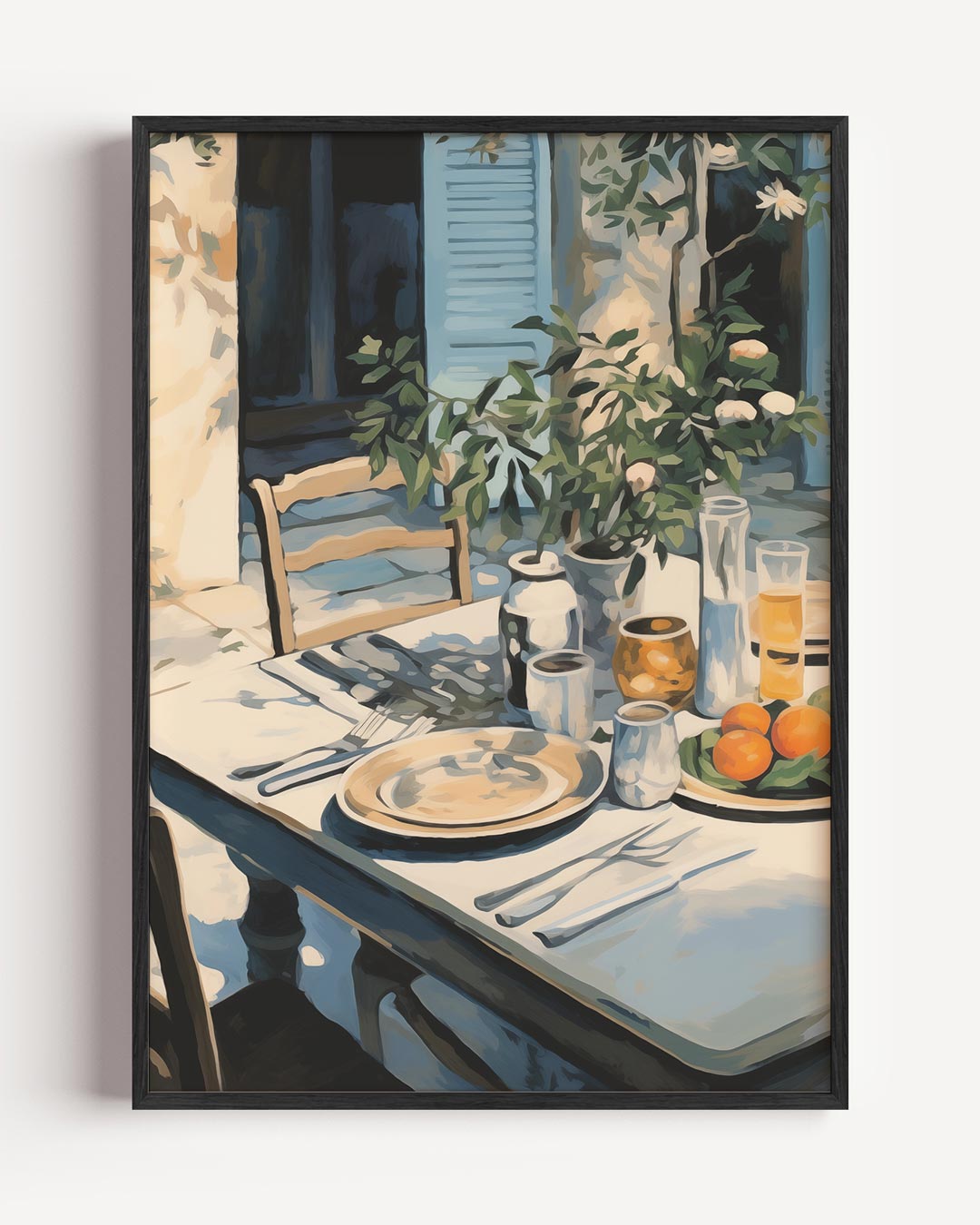 Zonnige Ontbijttafel Poster-WallArtistic