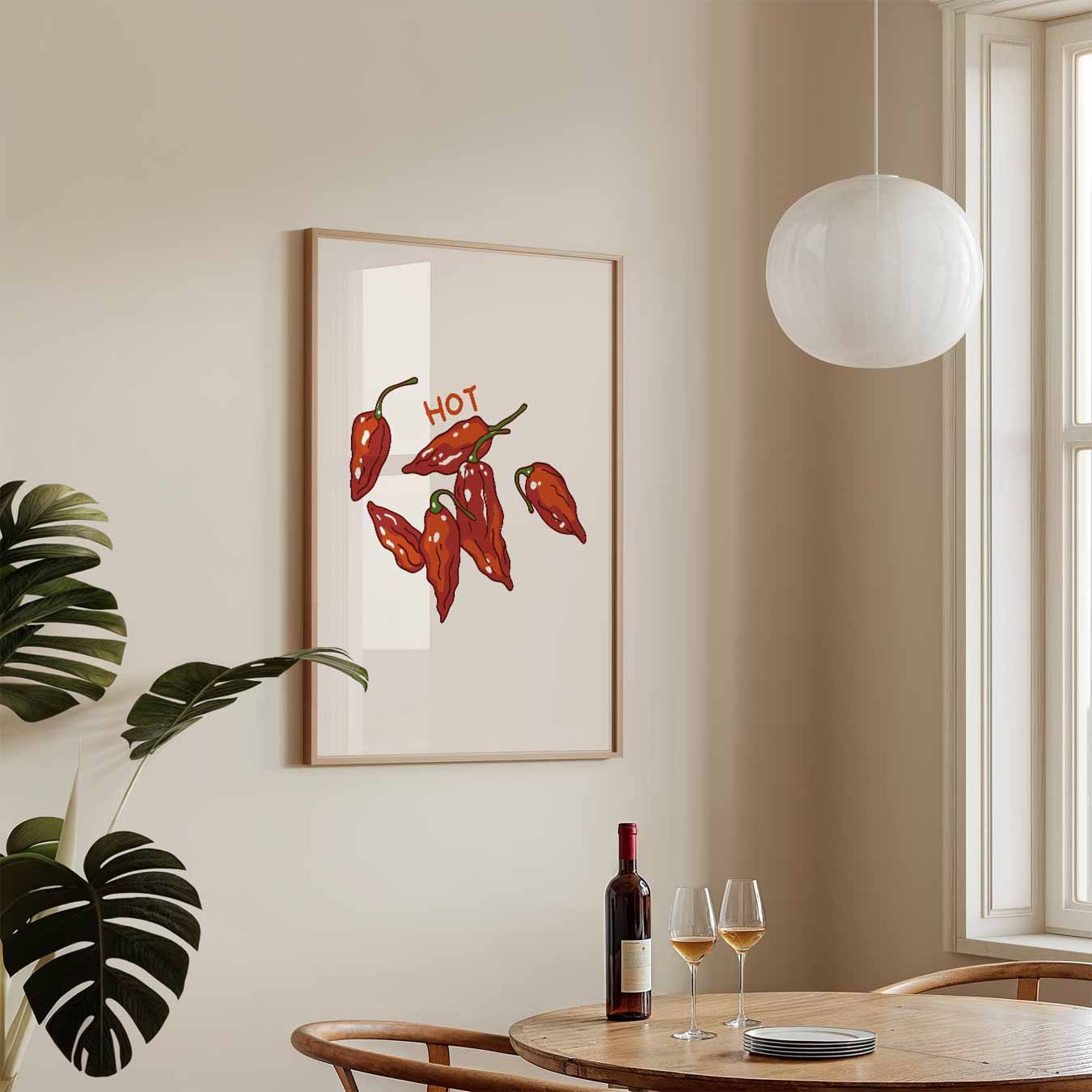 Spicy Paprika Art Poster
