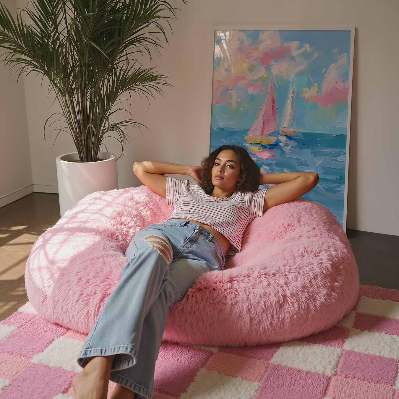 Kleurrijke Zeilboot Avontuur Poster-WallArtistic