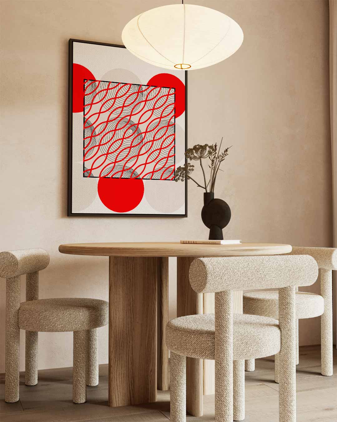 Vrolijk Vlechten Kunstwerk-canvas-dibond-plexiglas-wanddecoratie-WallArtistic