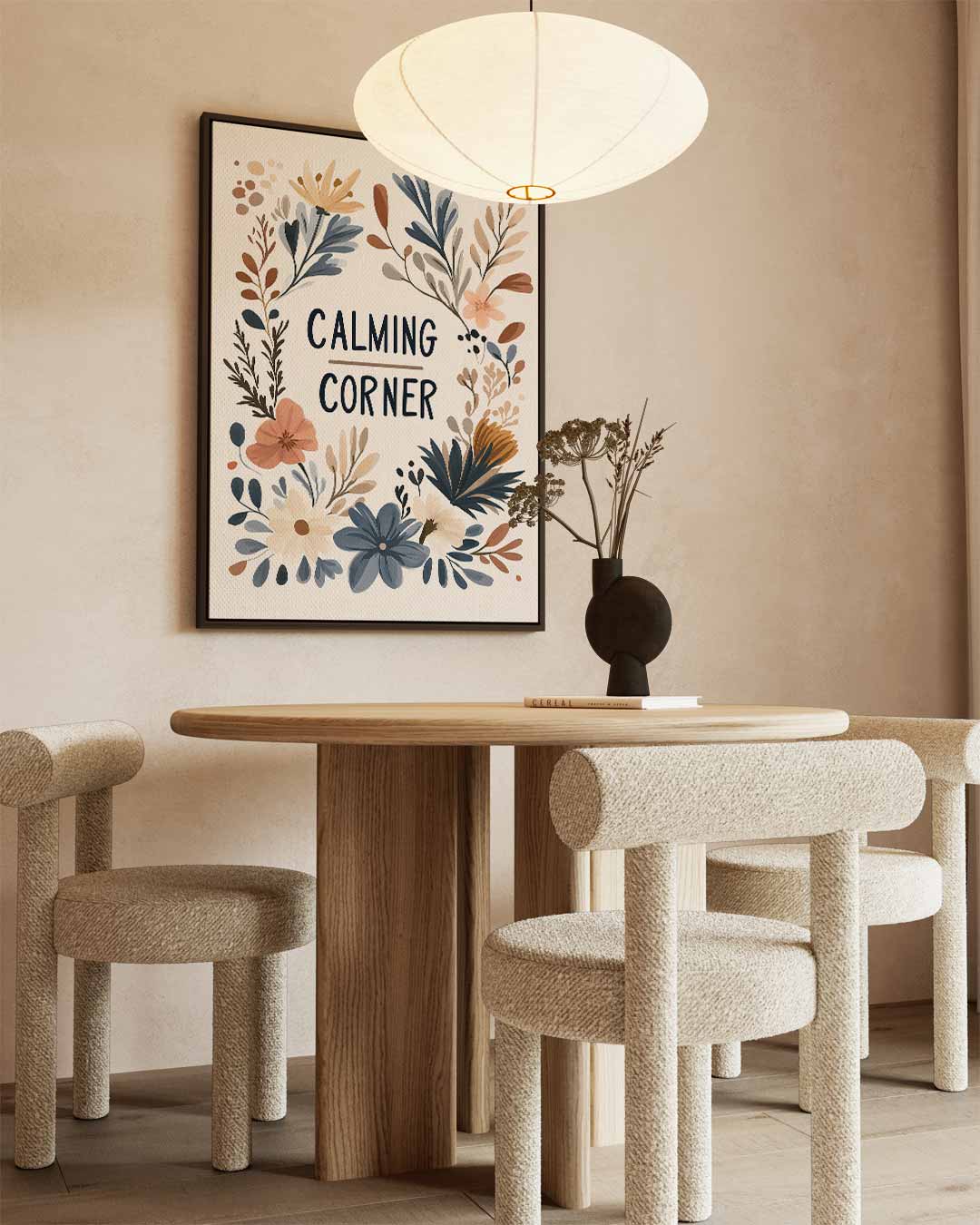 Rustgevende Bloemenpracht Kunstwerk-canvas-dibond-plexiglas-wanddecoratie-WallArtistic
