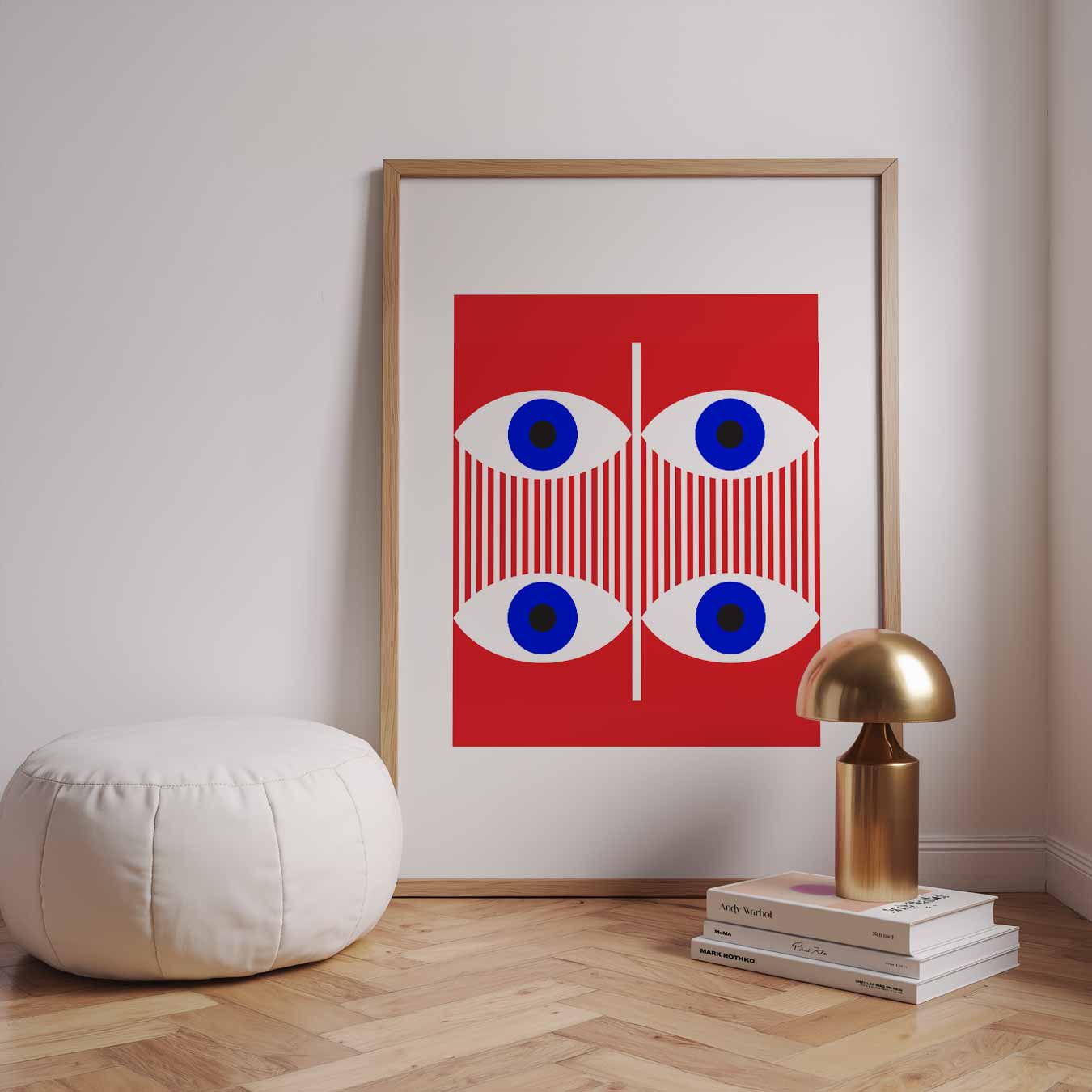 Oogverblindende Abstracte Kunstposter-WallArtistic