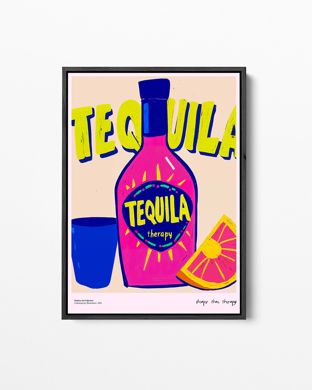 Kleurrijke fles illustratie Kunstwerk