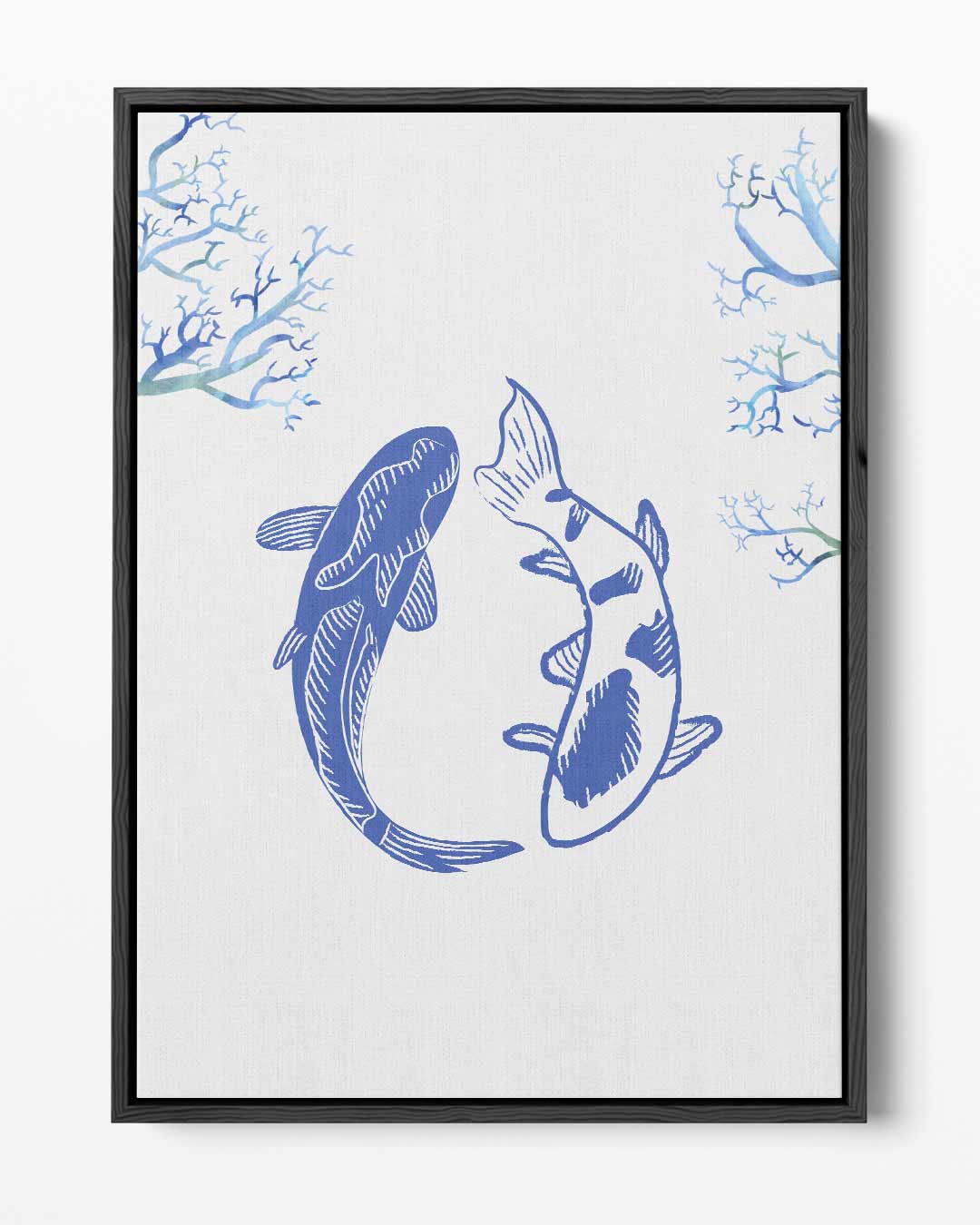 Dans van de Koi Kunstwerk-canvas-dibond-plexiglas-wanddecoratie-WallArtistic