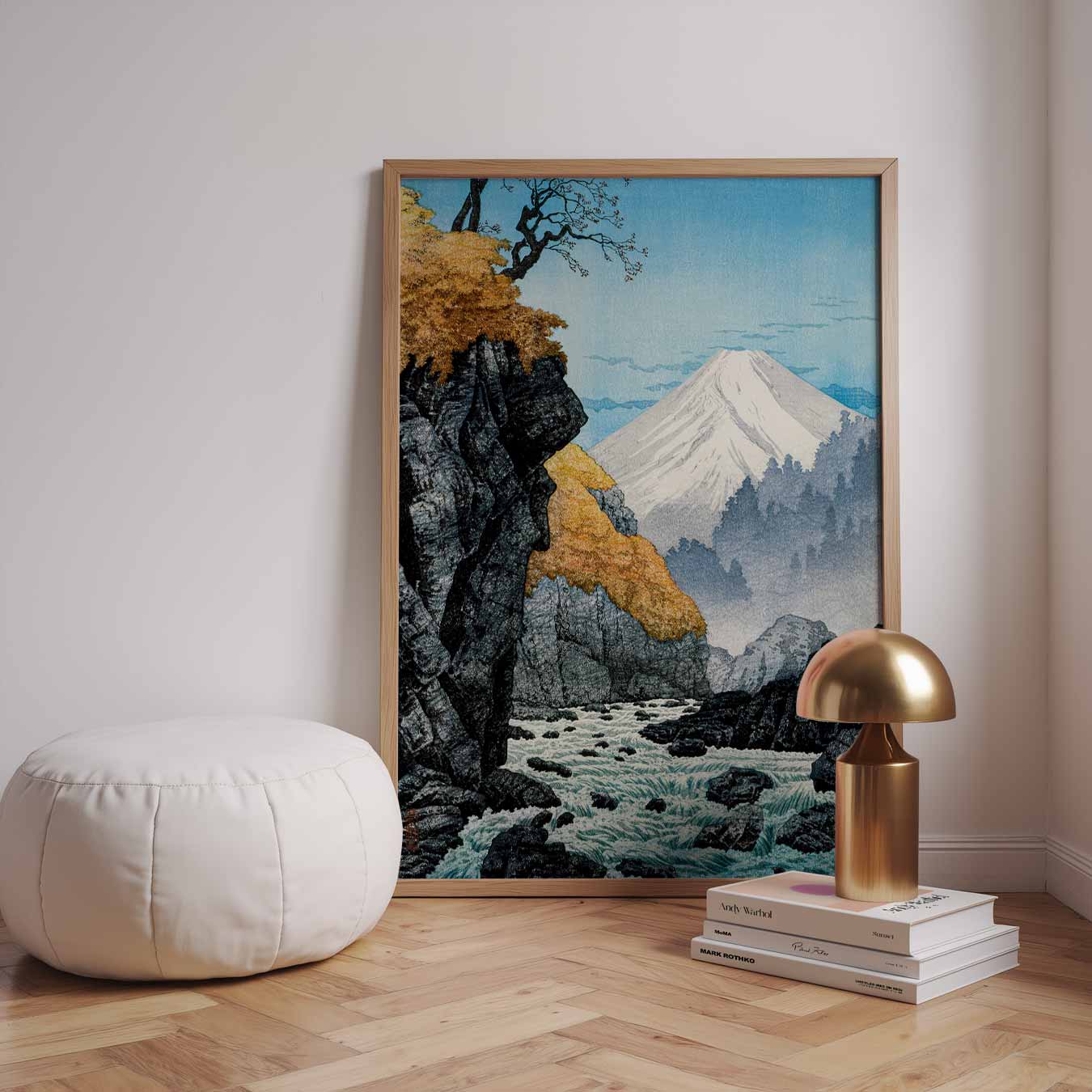 Japanese Mountain Landscape Poster-WallArtistic