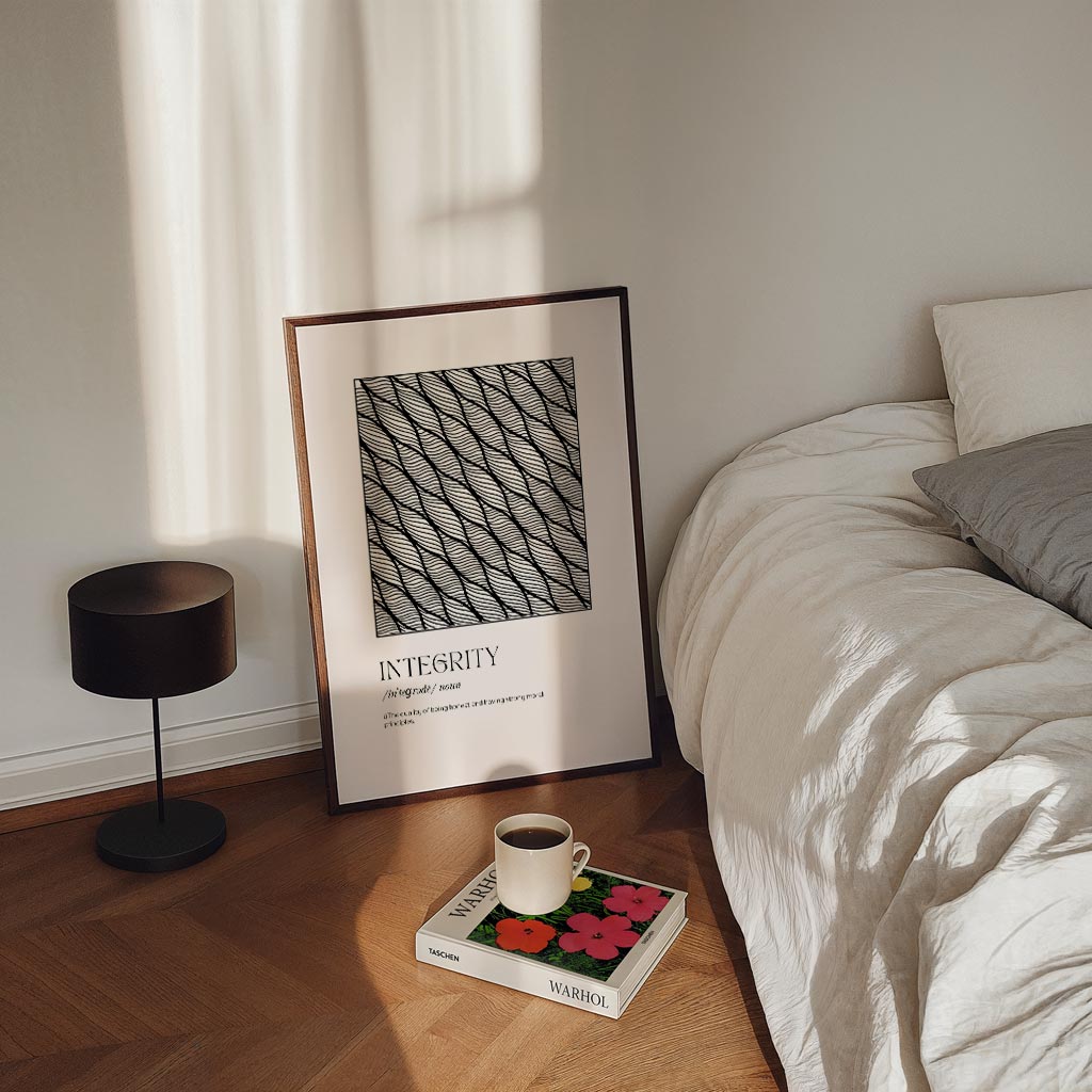 Inspirerende Integriteit Poster-WallArtistic