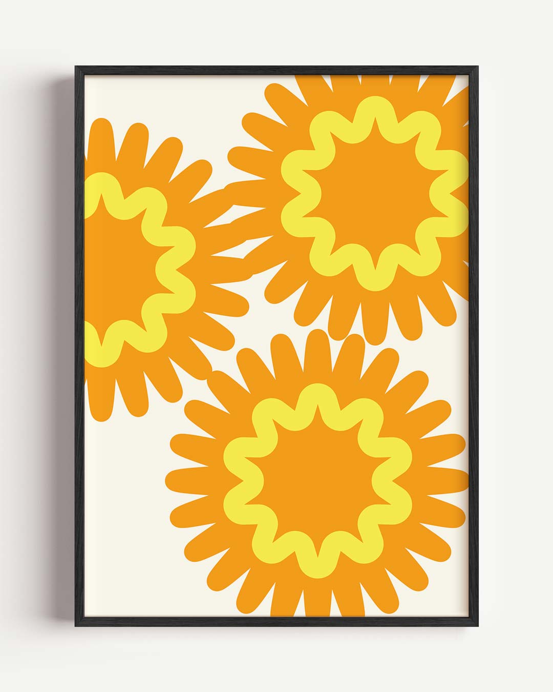 Zonnestraal Bloemen Poster-WallArtistic