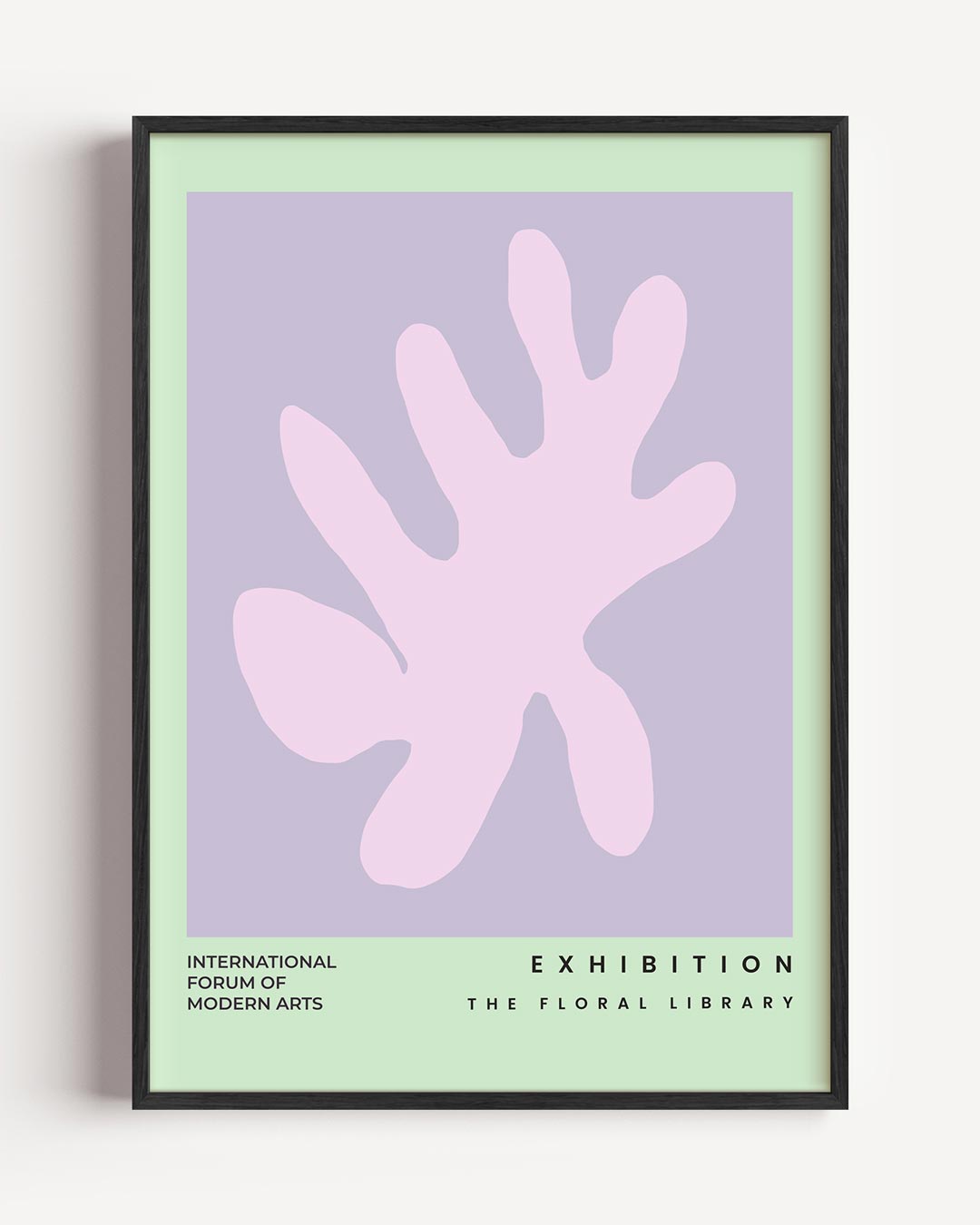 Moderne Bloemenpracht Poster-WallArtistic