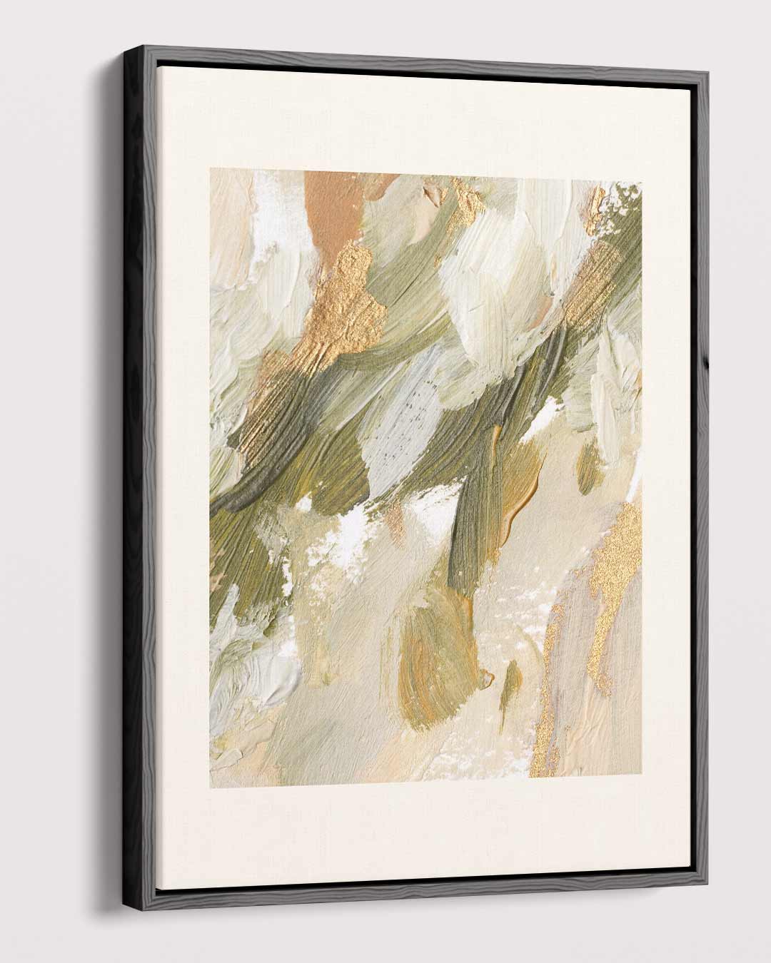 Aarde en Goud Harmonie Kunstwerk-canvas-dibond-plexiglas-wanddecoratie-WallArtistic