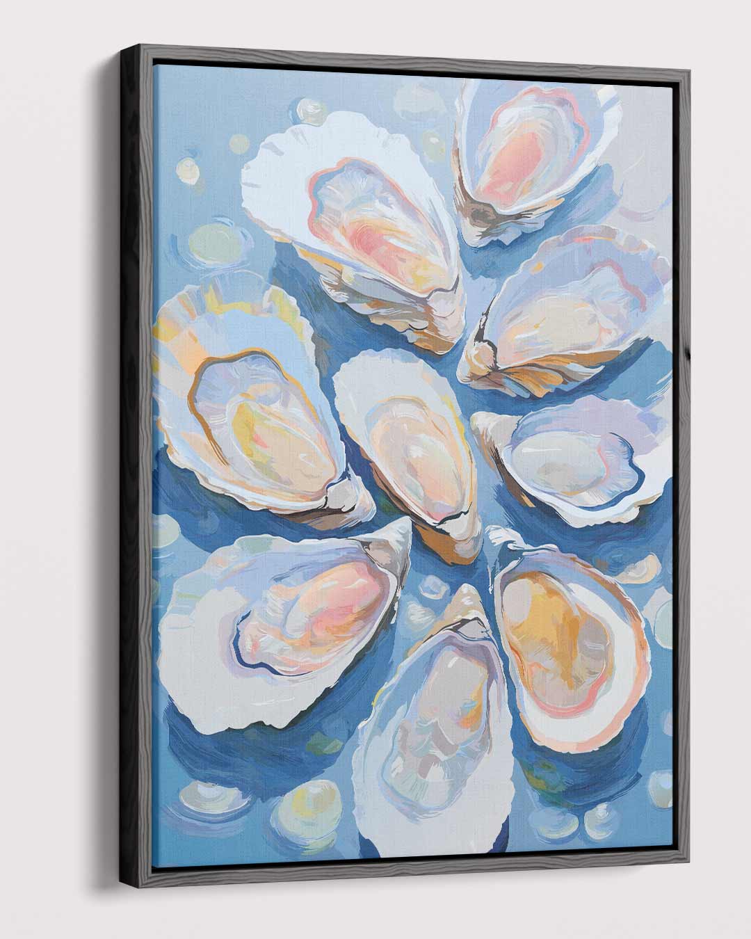 Oesters in Kunst Kunstwerk-canvas-dibond-plexiglas-wanddecoratie-WallArtistic