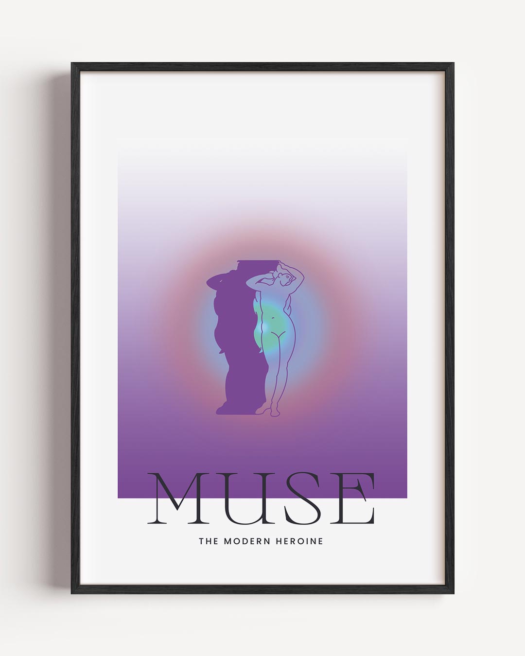 Muse: De Moderne Heldin Poster-WallArtistic
