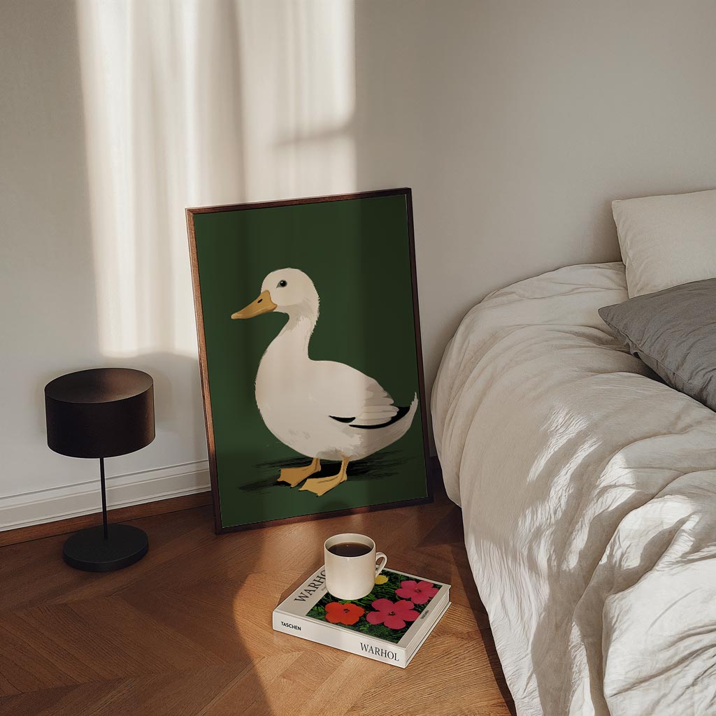 Schattige Eenden Illustratie Poster