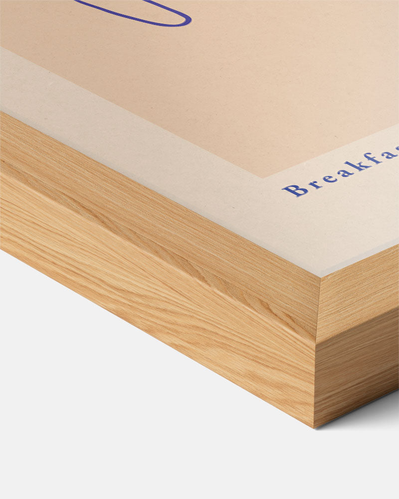 Stijlvolle Ontbijt Poster-WallArtistic