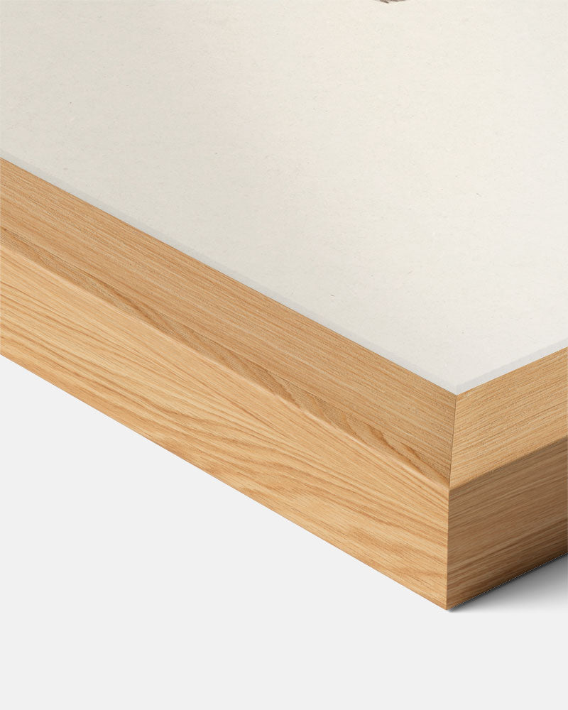 Elegante Vogel op Tak Poster-WallArtistic