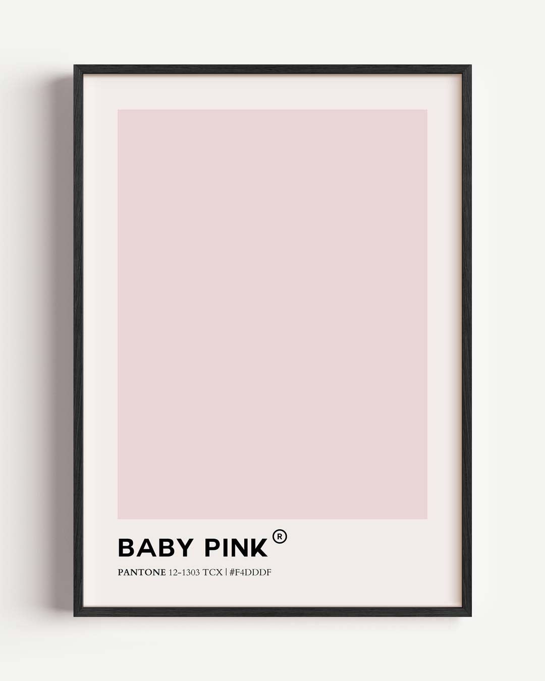 Charmante Baby Roze Poster-WallArtistic