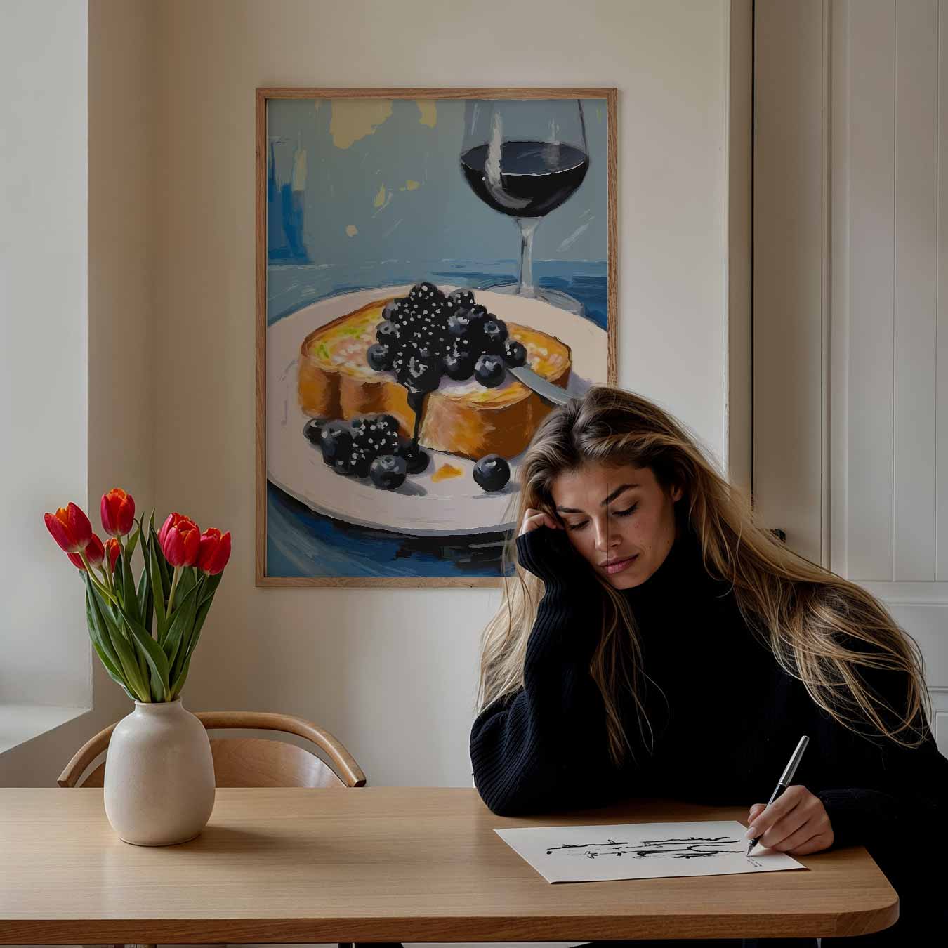 Luxe Ontbijt Moment Poster-WallArtistic