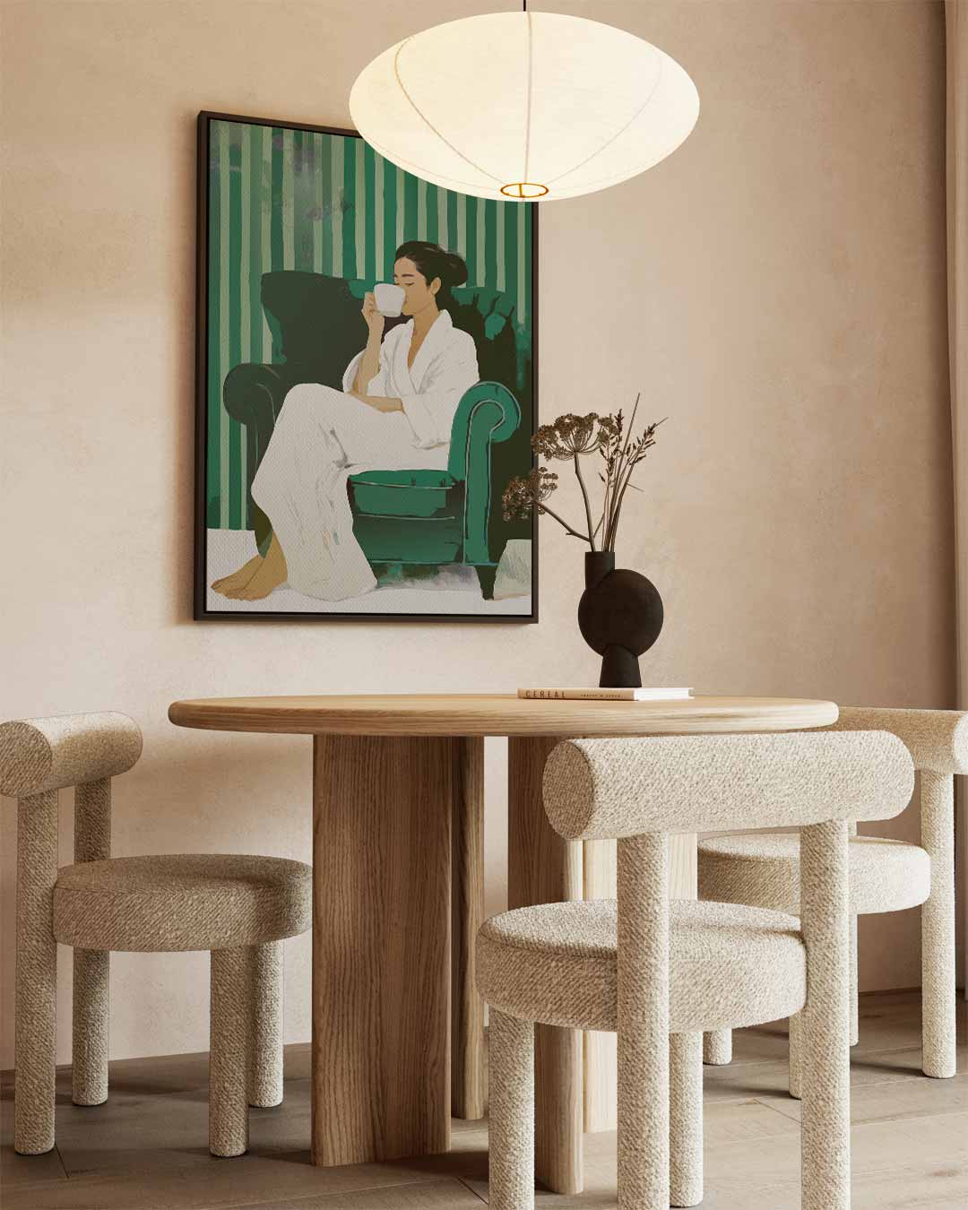 Ontspannen Ochtendmoment Kunstwerk-canvas-dibond-plexiglas-wanddecoratie-WallArtistic