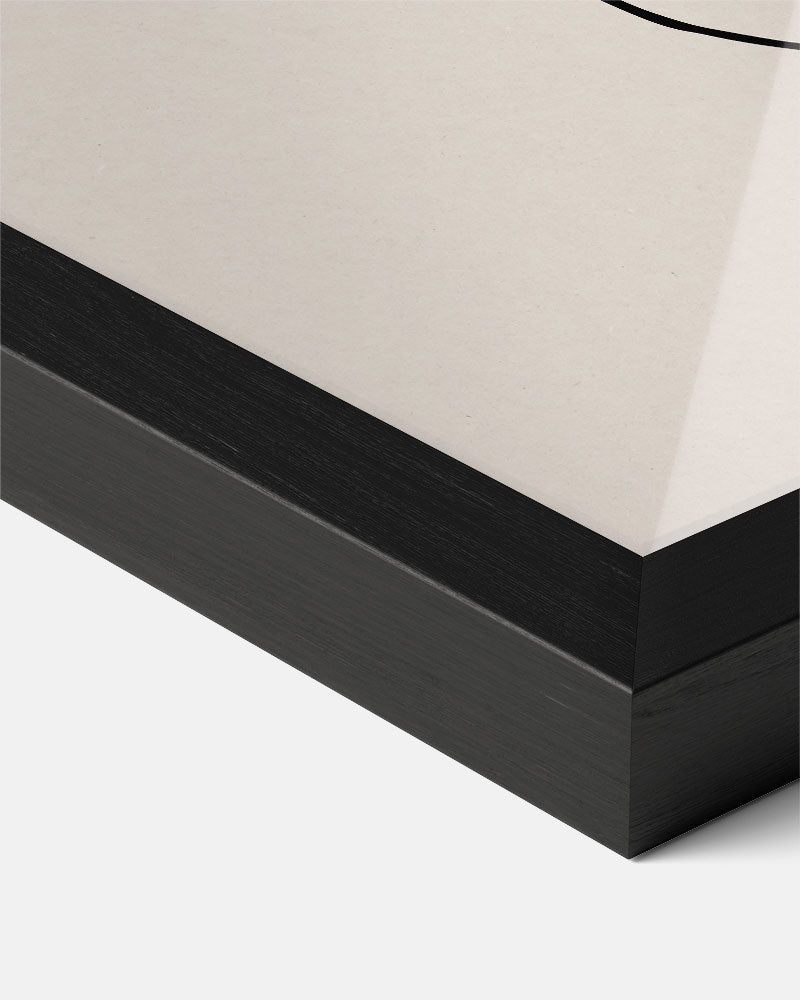 Moderne Perziken Illustratie Poster-WallArtistic