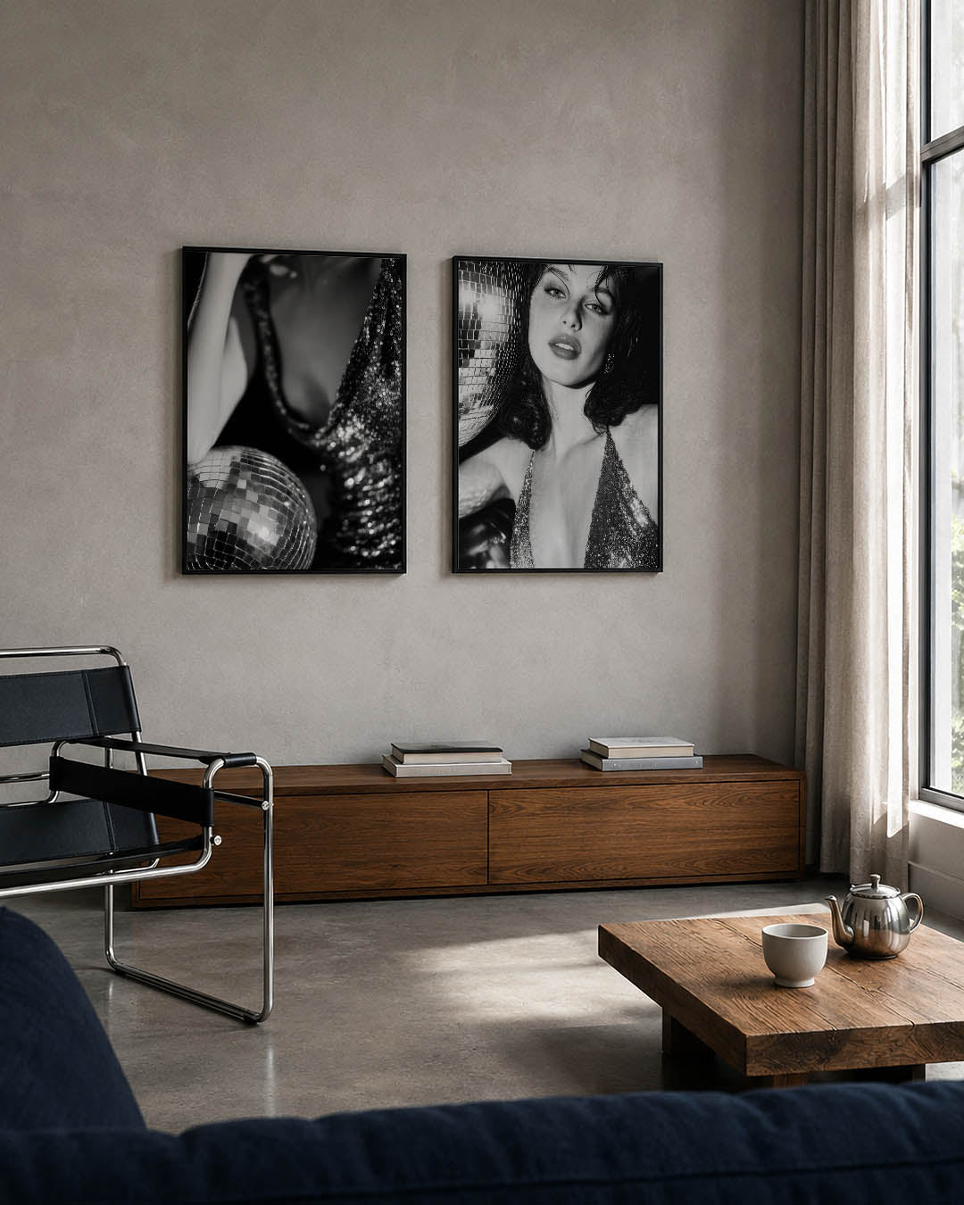 Glinsterend lichtspel Posterset