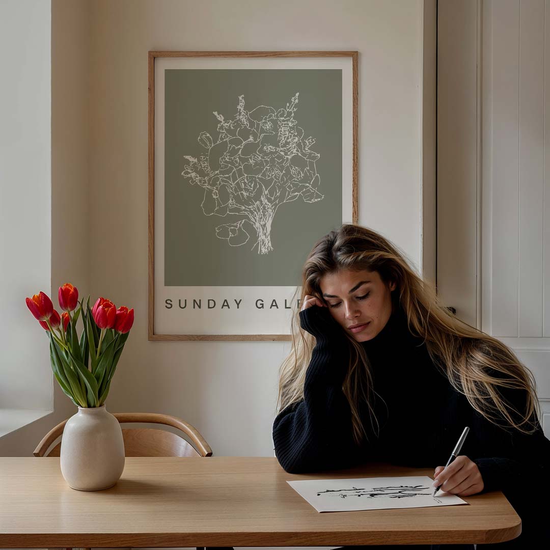 Botanische Elegantie Poster-WallArtistic