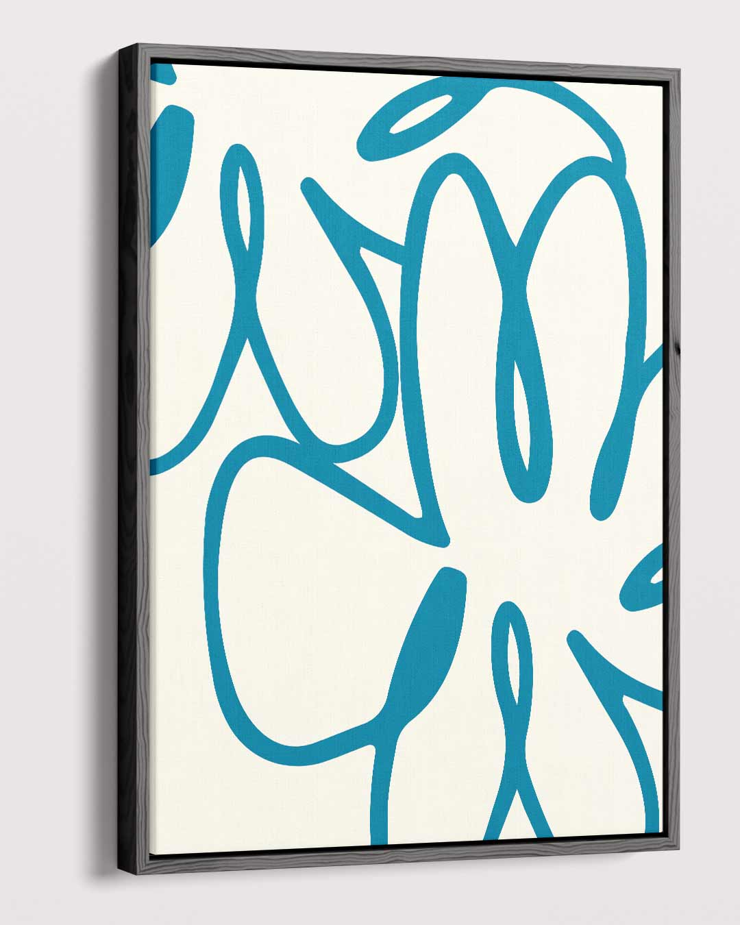 Bloemige Expressie Kunstwerk-canvas-dibond-plexiglas-wanddecoratie-WallArtistic