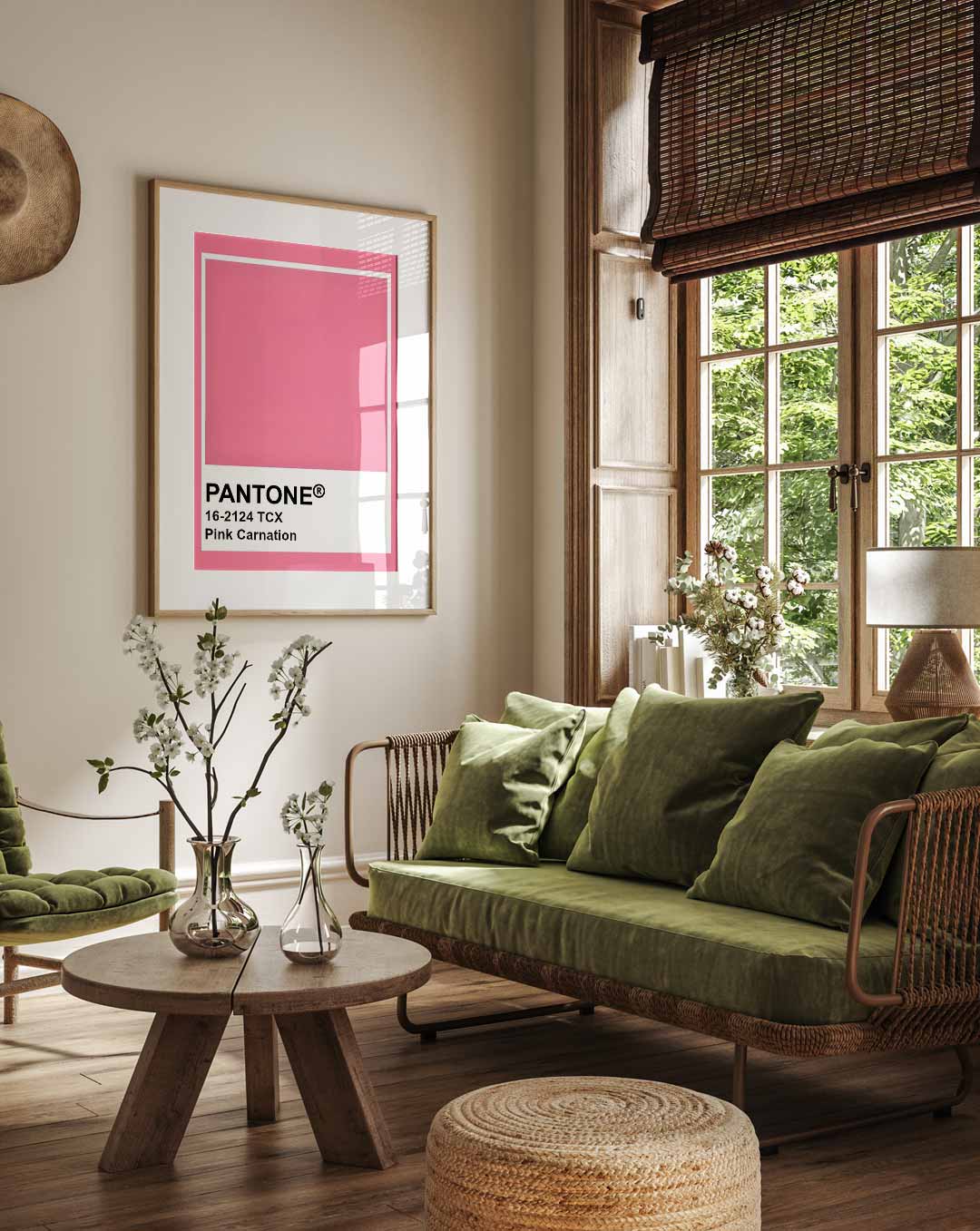Pantone Pink Carnation Poster