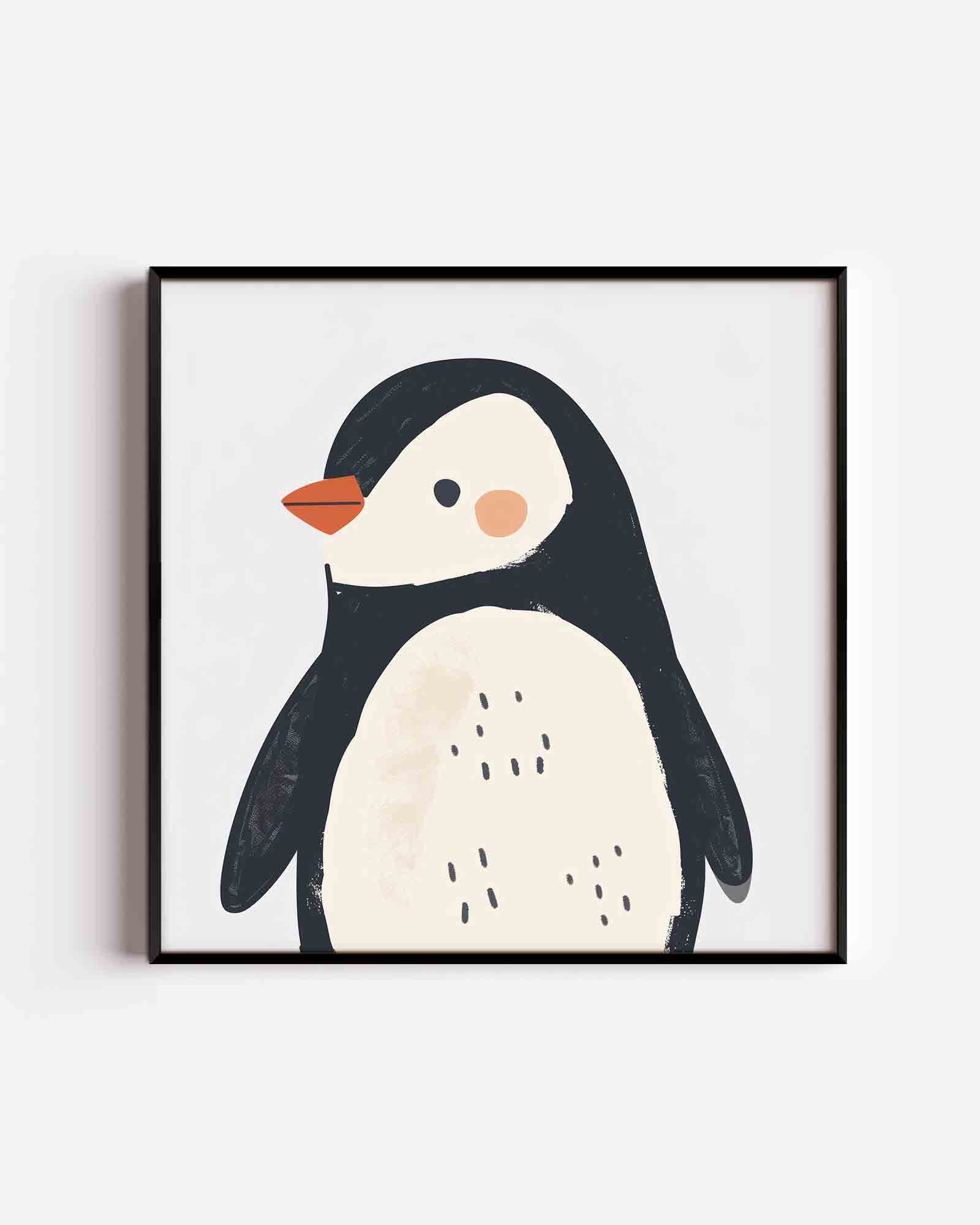Pinguïn illustratie Poster