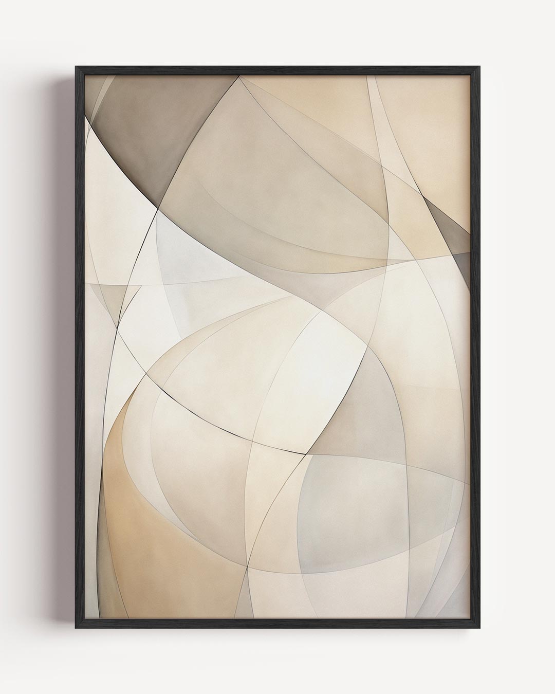 Zachte Abstracte Elegantie Poster-WallArtistic