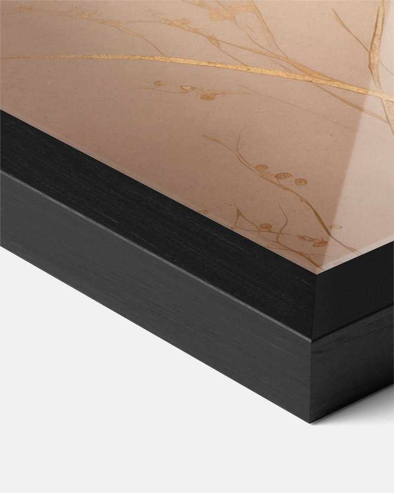 Subtiele Gouden Takken Poster-WallArtistic