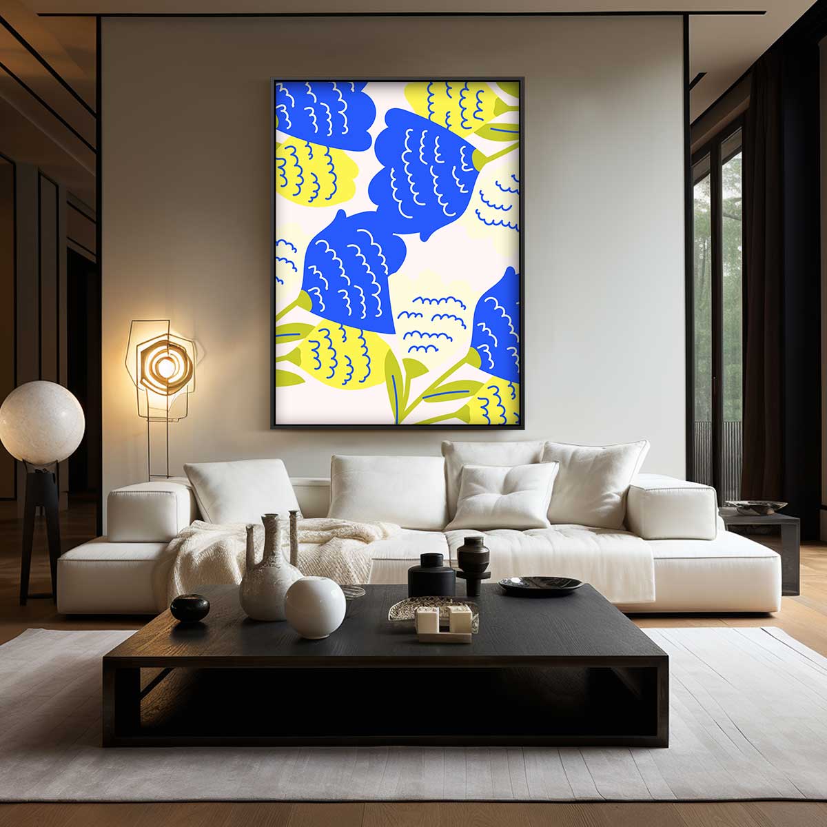 Bloemenexplosie Kunstwerk-canvas-dibond-plexiglas-wanddecoratie-WallArtistic