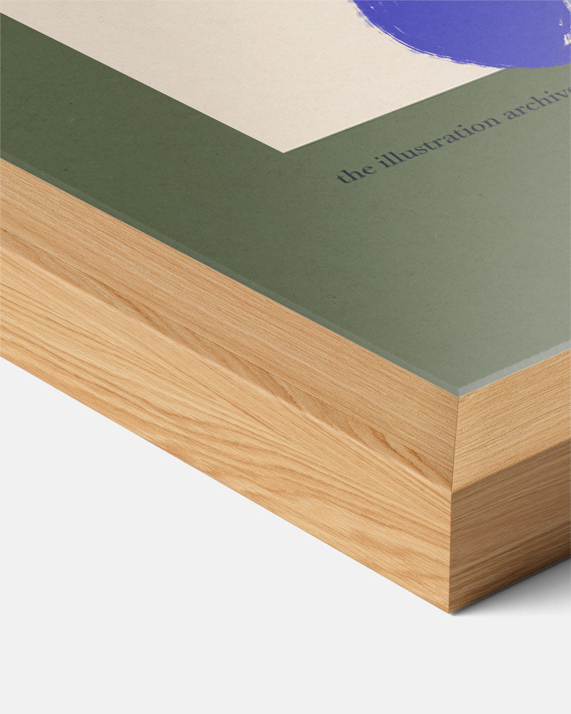 Moderne Kunstzinnige Bladeren Poster-WallArtistic