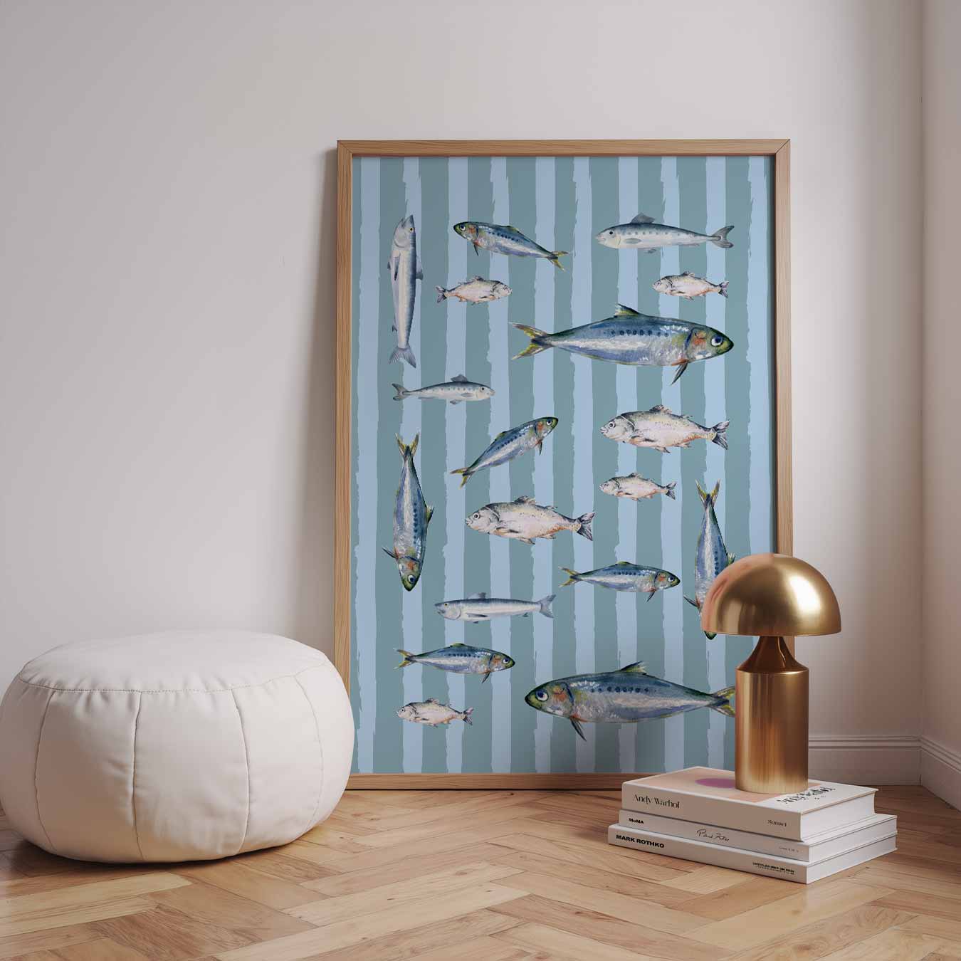 Zee Avontuur Vissen Poster-WallArtistic