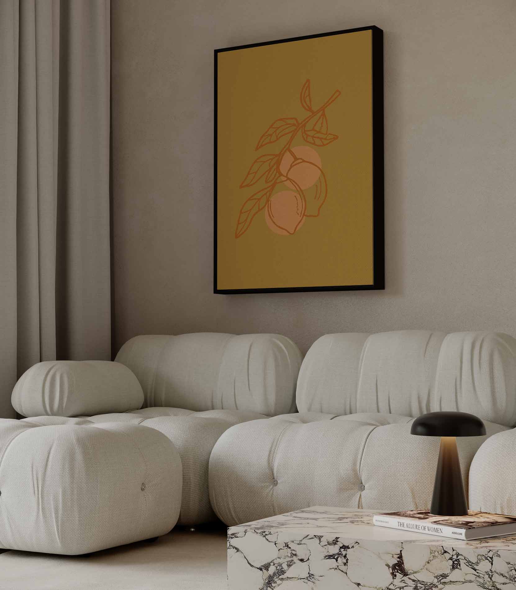 Fris Fruitigheid Kunstwerk-canvas-dibond-plexiglas-wanddecoratie-WallArtistic