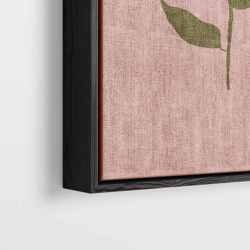 Simpele Blad Silhouet Kunstwerk-canvas-dibond-plexiglas-wanddecoratie-WallArtistic