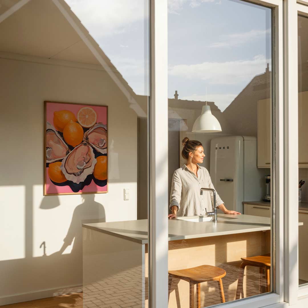 Vrolijke Zeevruchten en Citrus Poster-WallArtistic