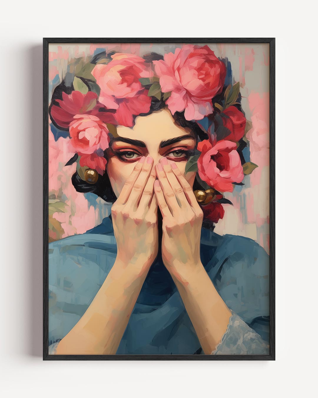 Bloemrijke Mystiek Poster-WallArtistic