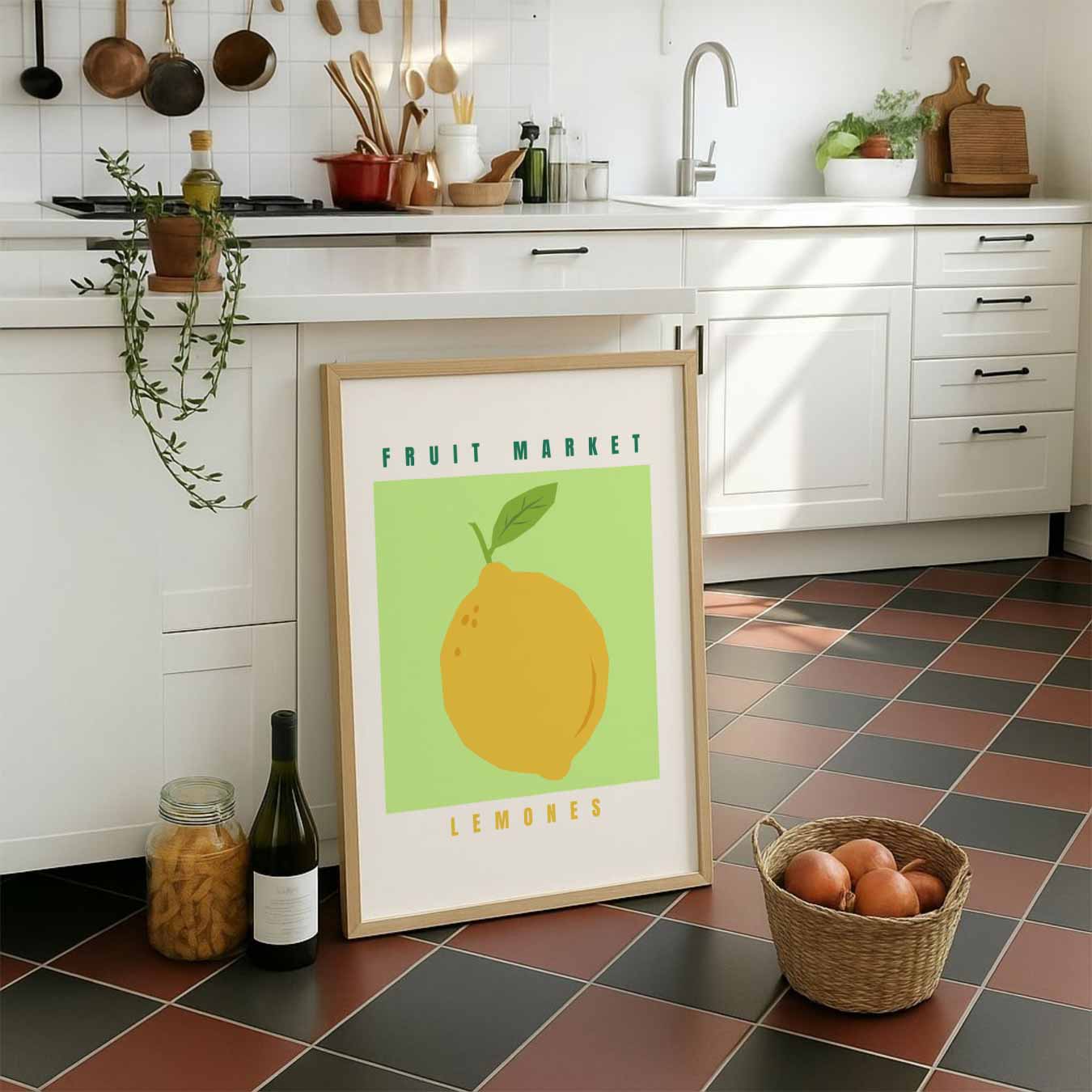 Zomerse Citroen Poster-WallArtistic