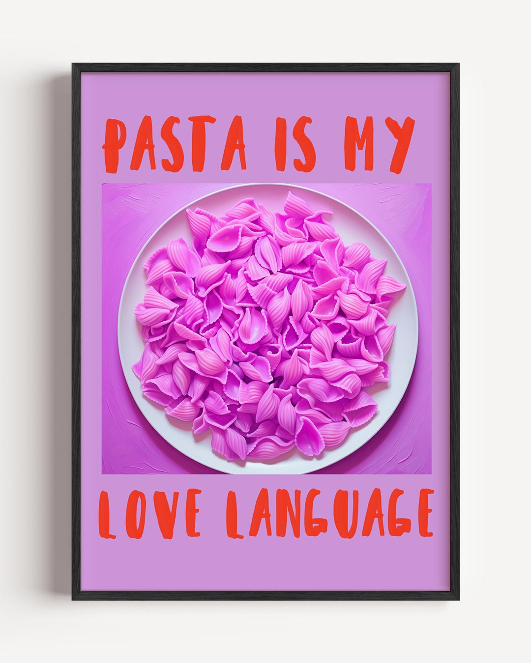 Pasta Love Language Poster-WallArtistic
