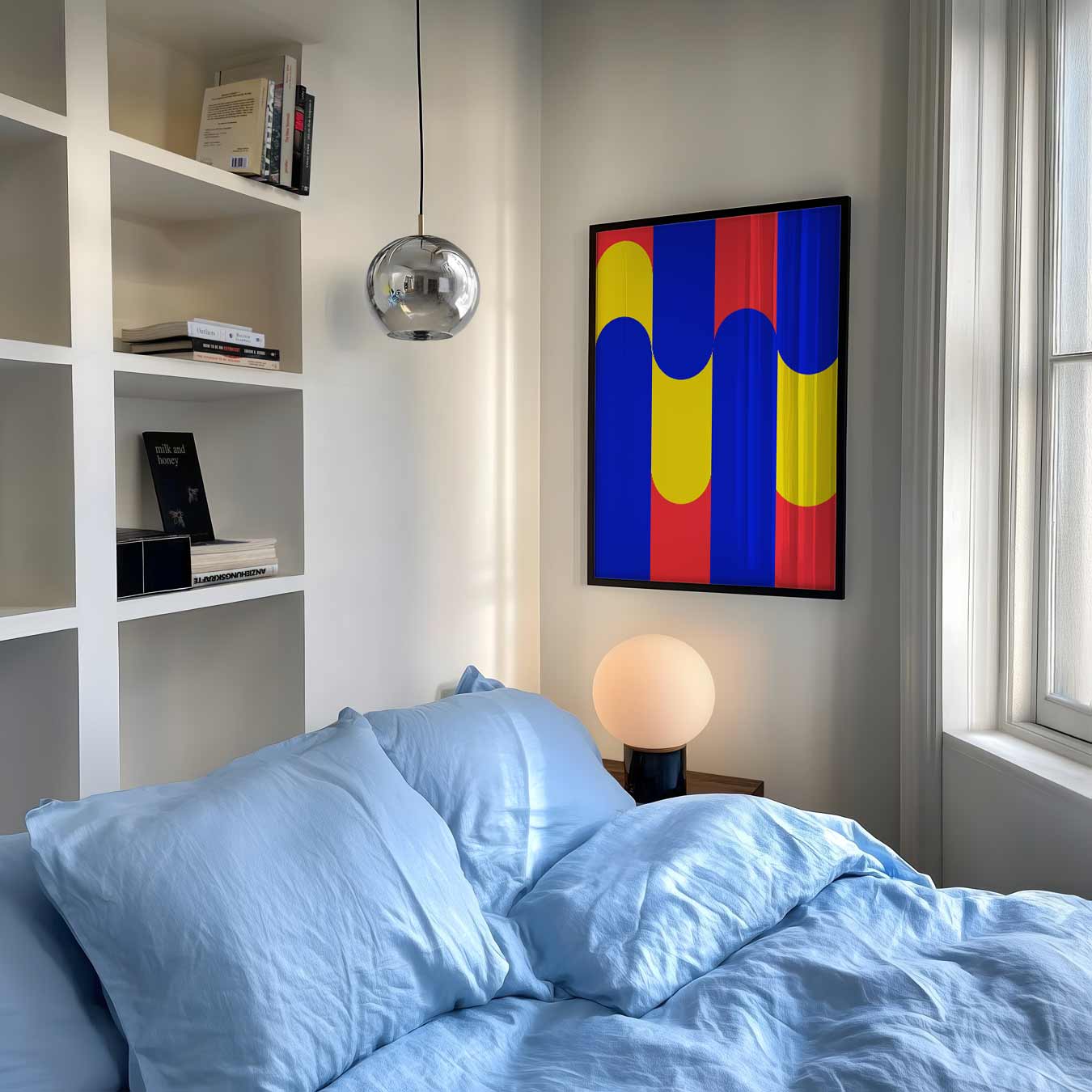 Kleurrijke Geometrische Vibes Poster