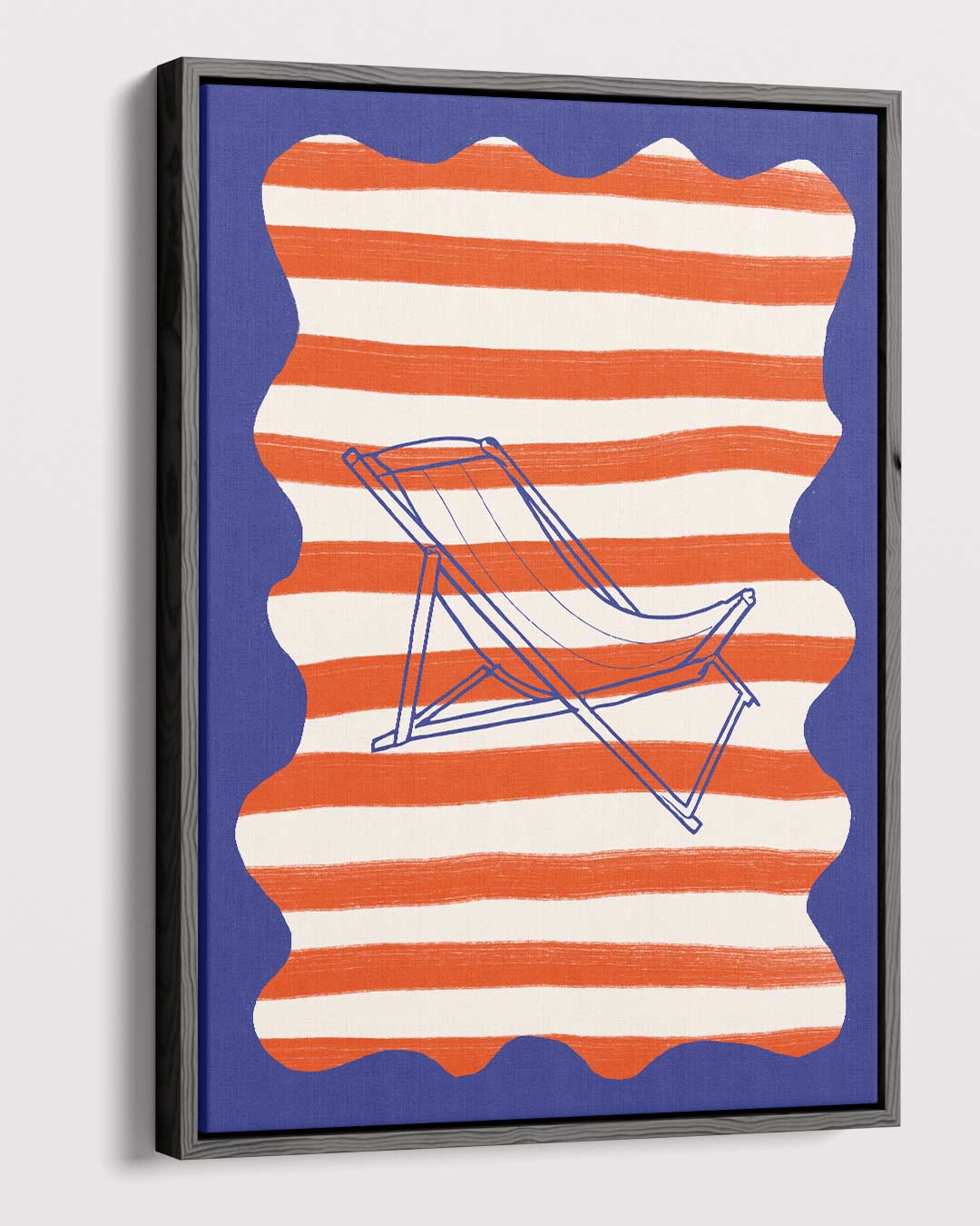 Strandstoel Droom Kunstwerk-canvas-dibond-plexiglas-wanddecoratie-WallArtistic