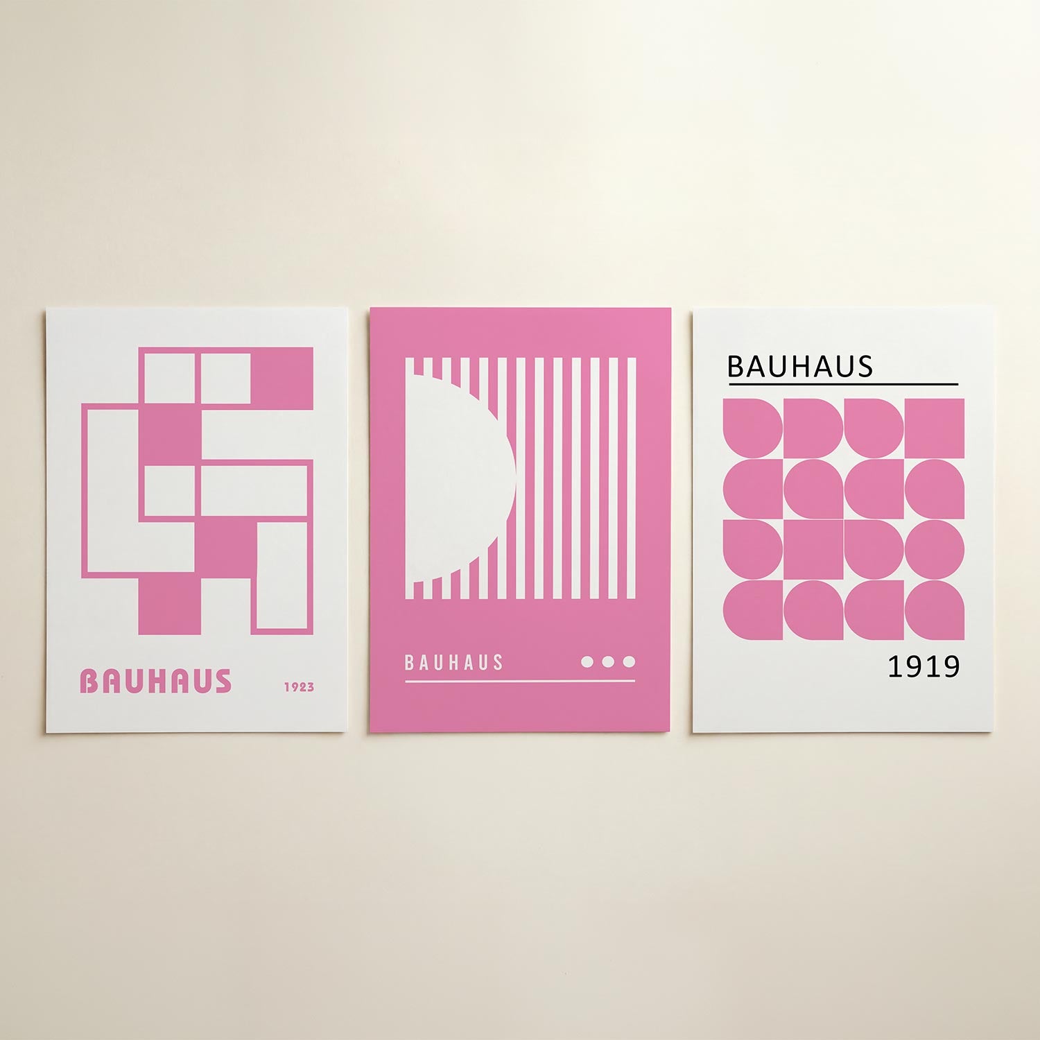 Vormen en vlakken Posterset