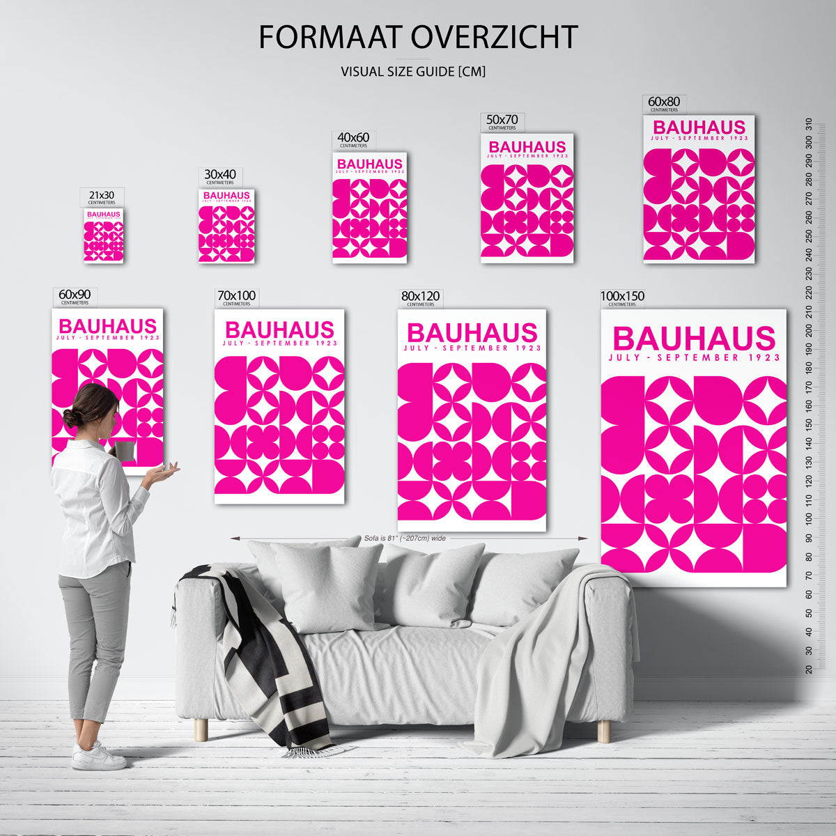 Vormen en vlakken Poster