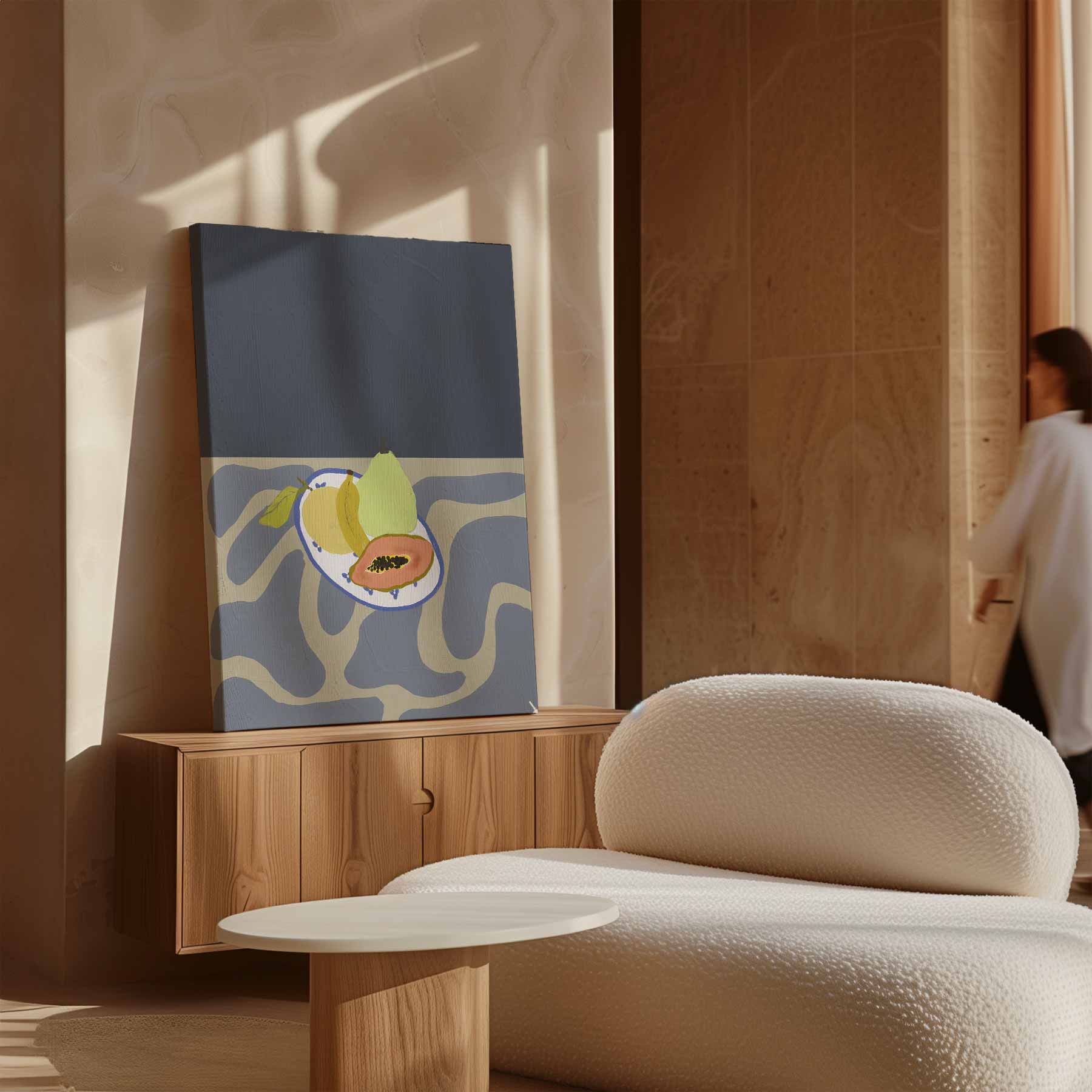 Tropische Vruchtenpracht Kunstwerk-canvas-dibond-plexiglas-wanddecoratie-WallArtistic