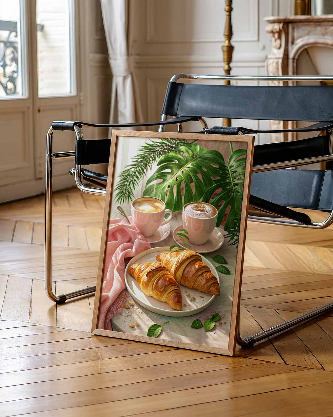 Ontspannen Ontbijt Moment Poster-WallArtistic