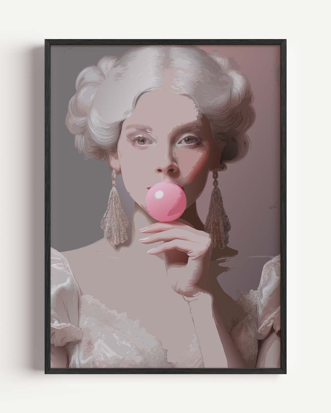 Moderne Elegantie Kunstposter-WallArtistic