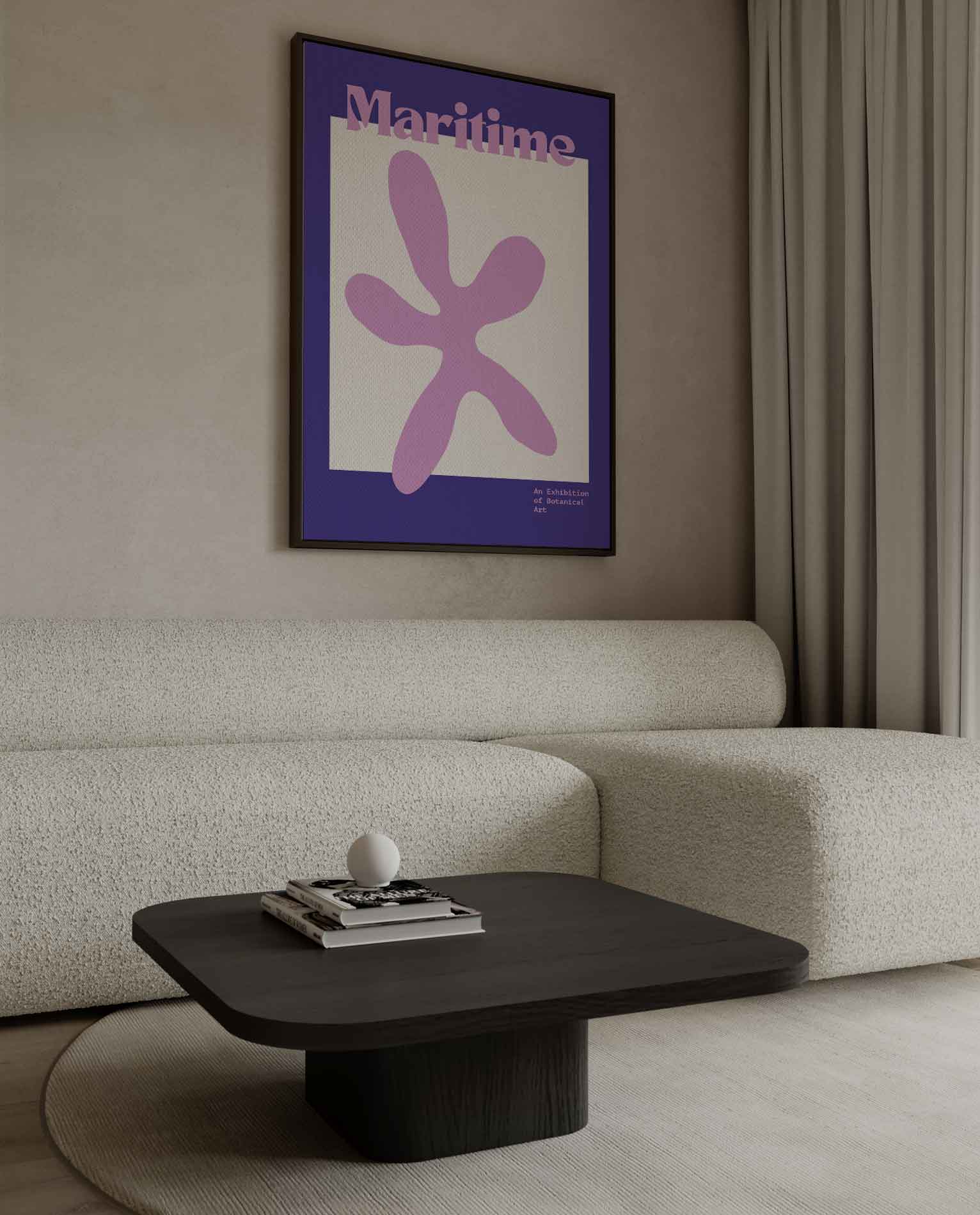 Maritieme Bloemkunst Kunstwerk-canvas-dibond-plexiglas-wanddecoratie-WallArtistic