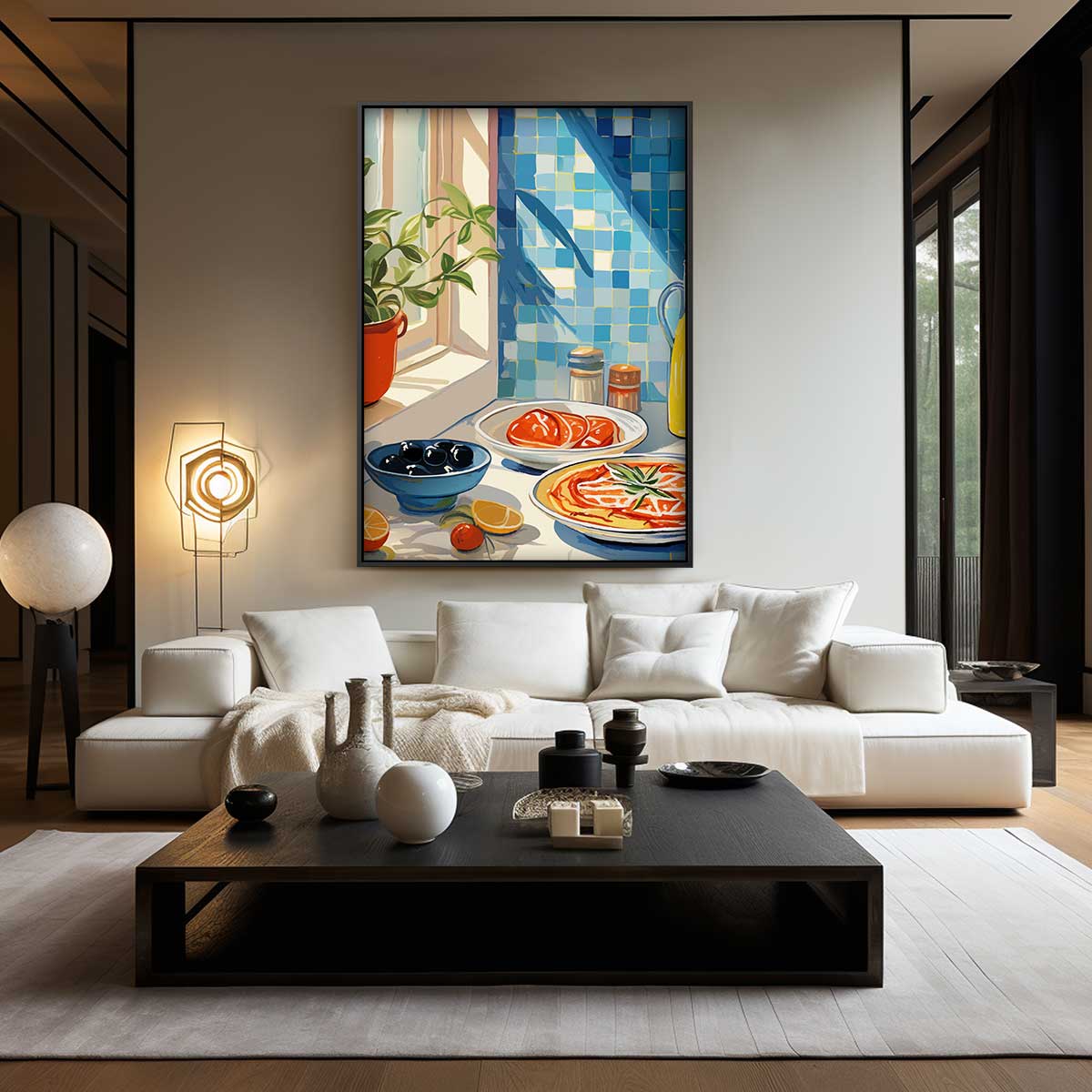 Zonovergoten Keuken Moment Kunstwerk-canvas-dibond-plexiglas-wanddecoratie-WallArtistic