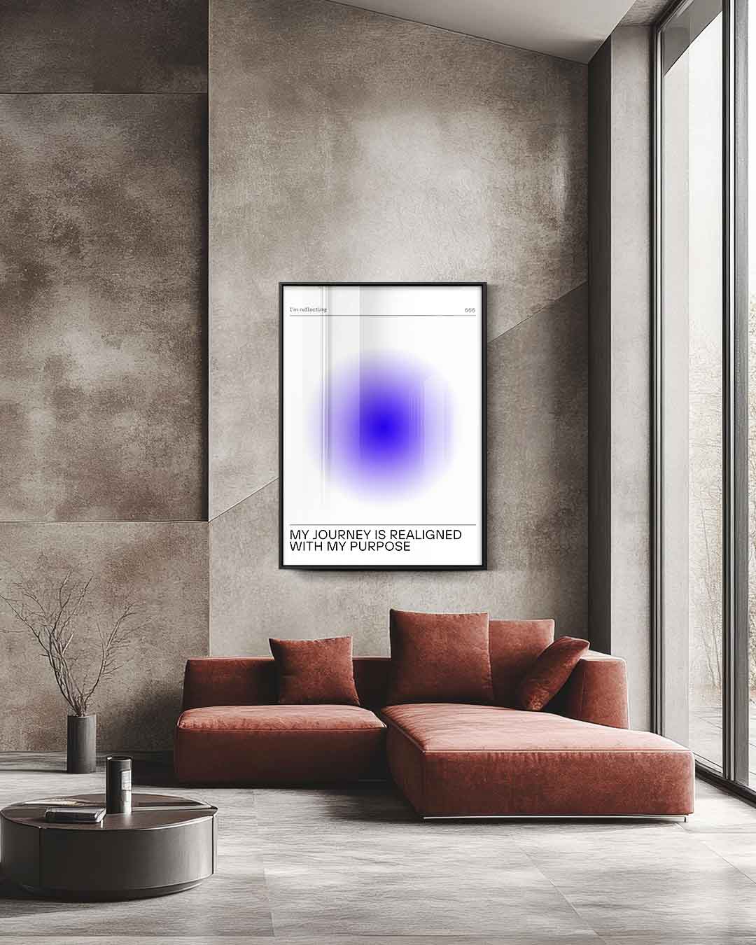 Innerlijke Reflectie Kunstwerk-canvas-dibond-plexiglas-wanddecoratie-WallArtistic