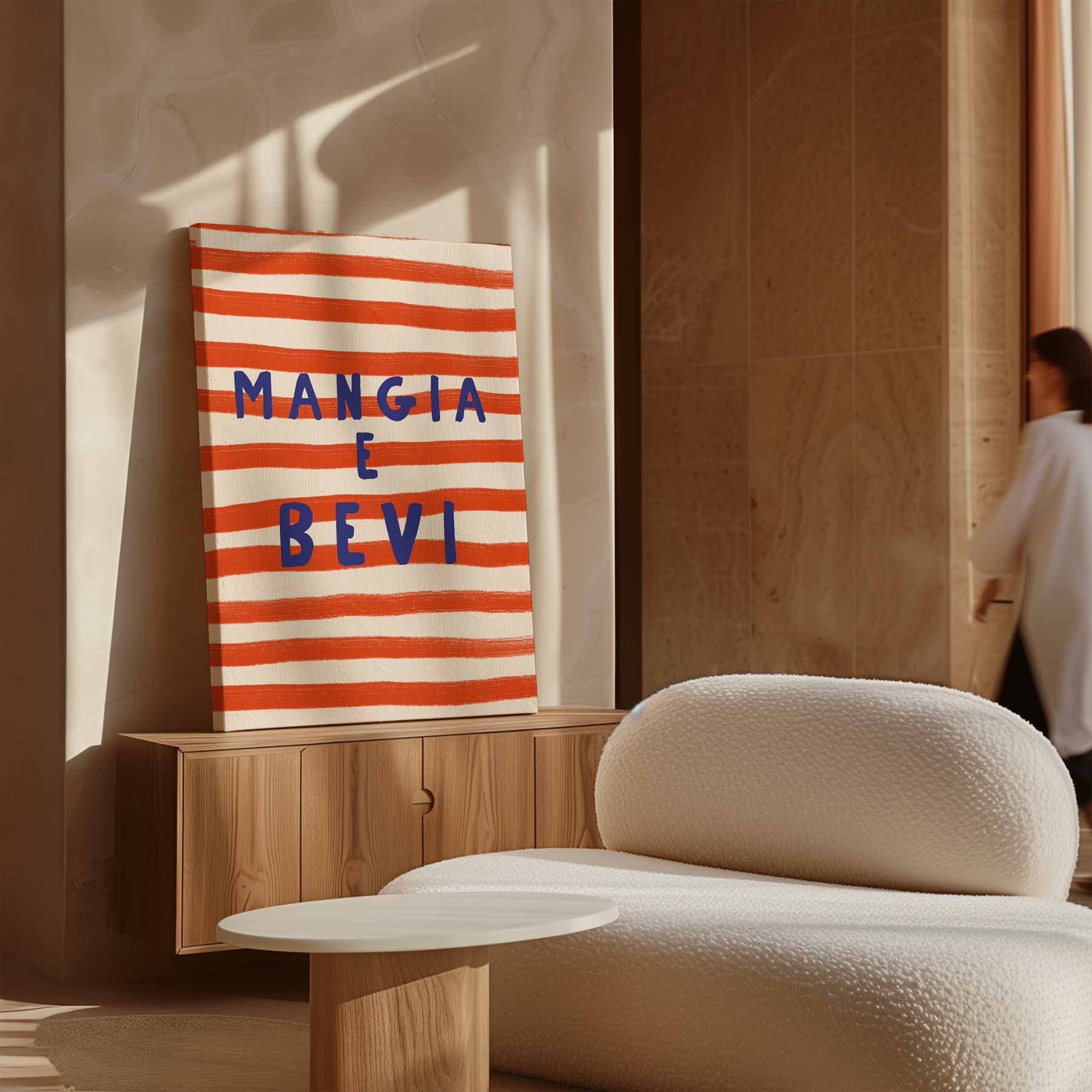 Mangia e Bevi Kunstwerk-canvas-dibond-plexiglas-wanddecoratie-WallArtistic