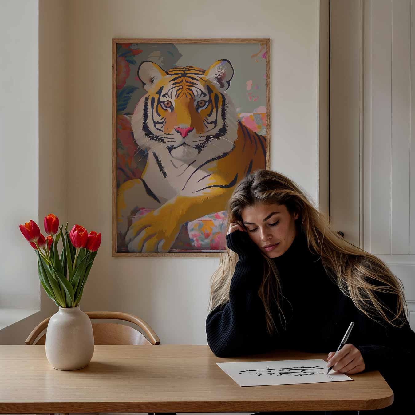 Stijlvolle Tijger Poster